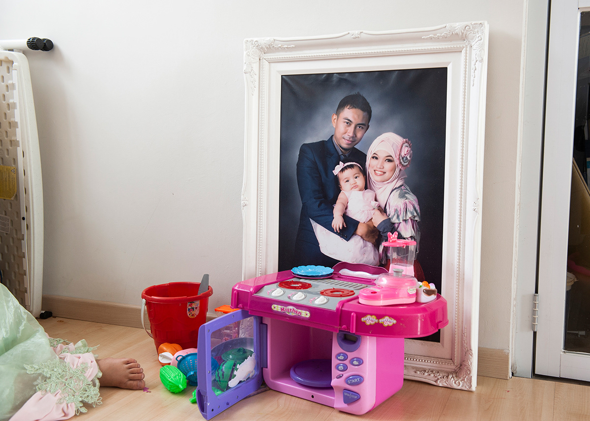 Family portrait, Bandung, West Java.