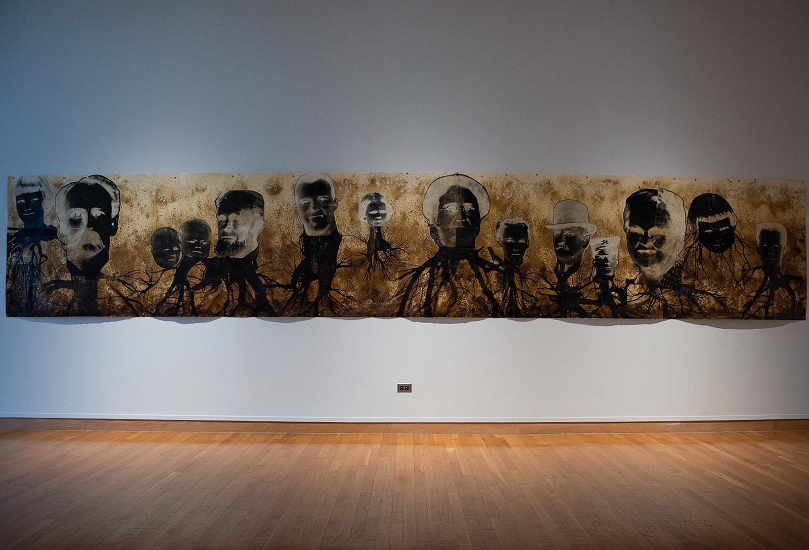 Mixed Media & Lazertran, 44"X 21'