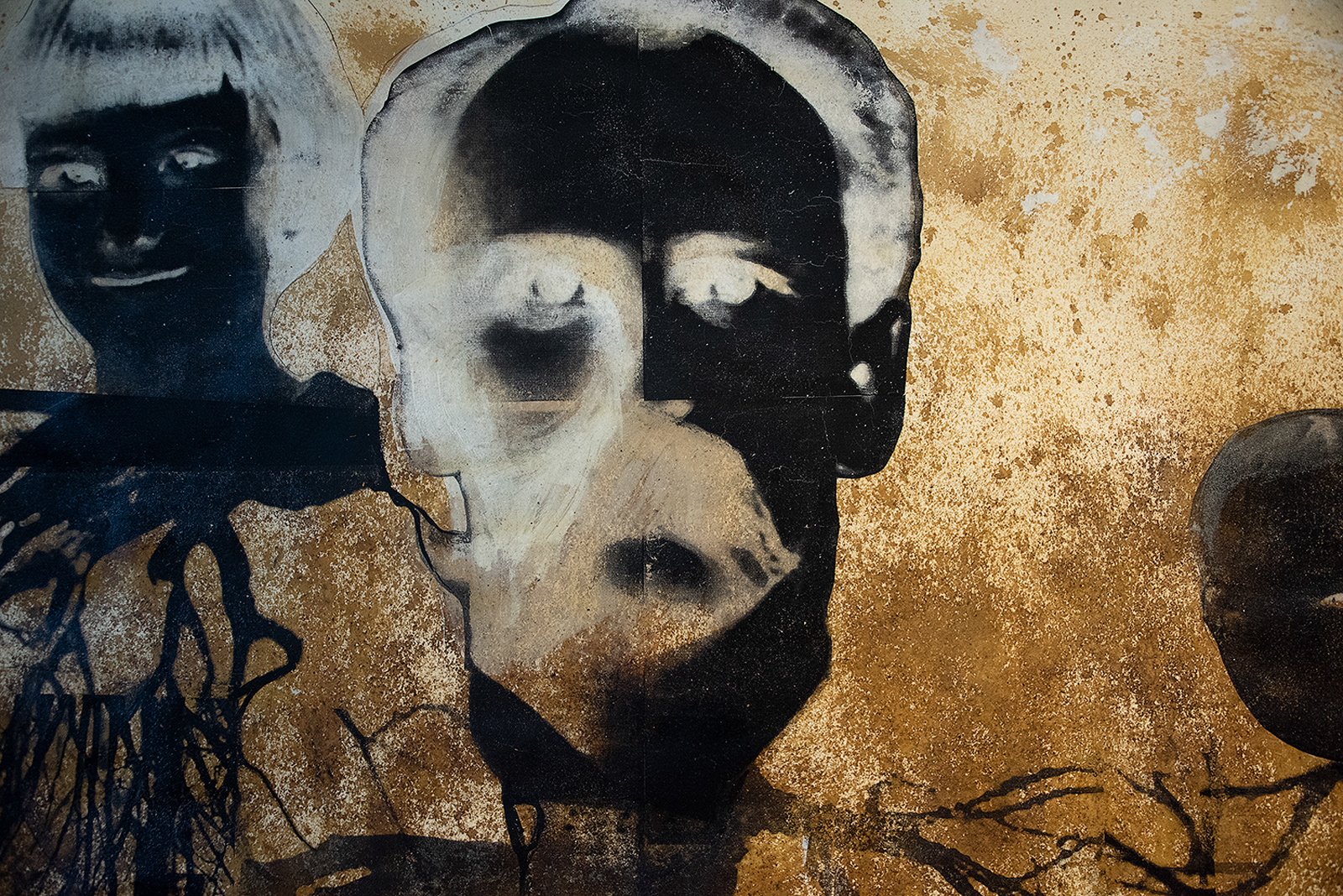 Detail, Mixed Media & Lazertran, 44"X 21'