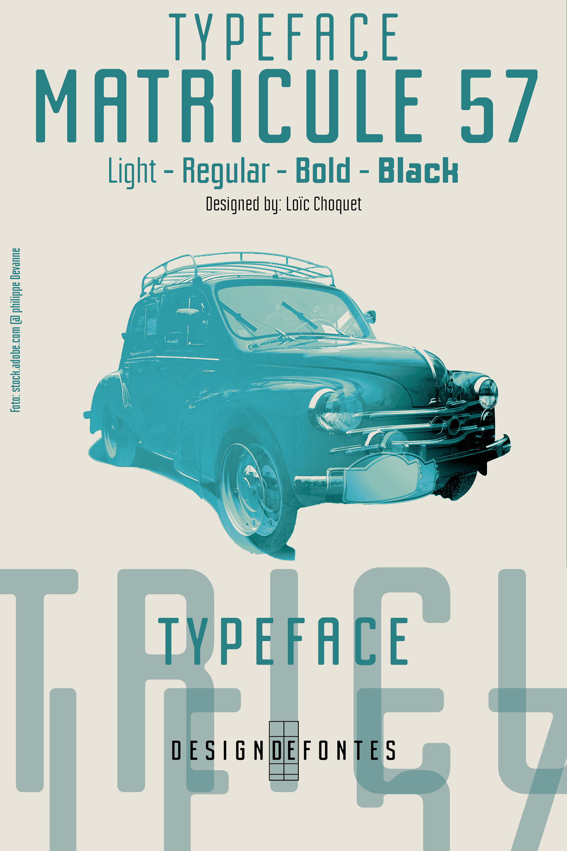 Typeface Matricule 57