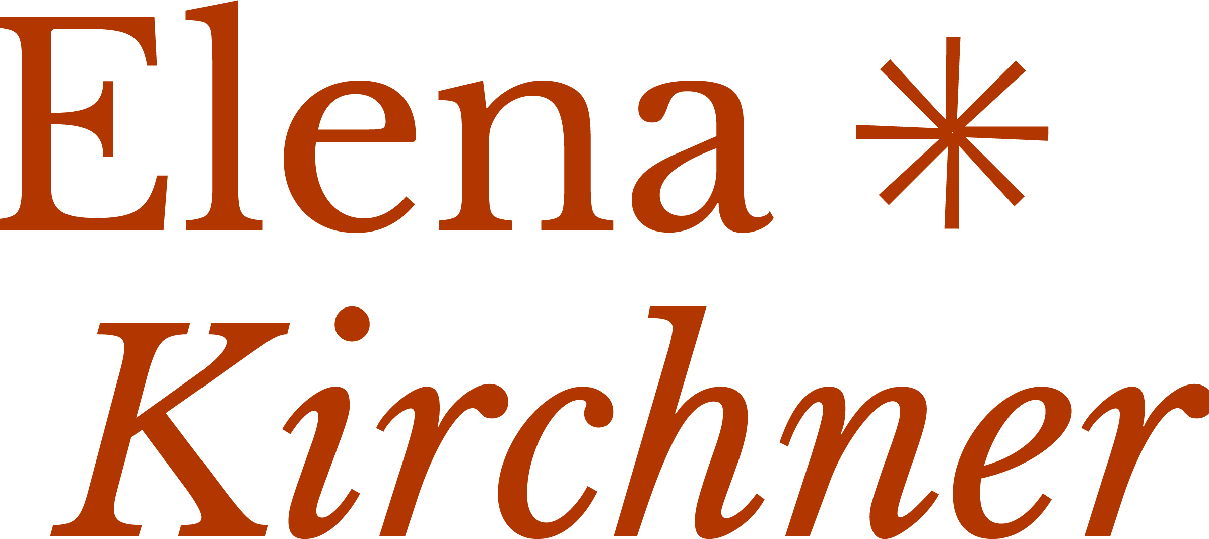 Elena Kirchner