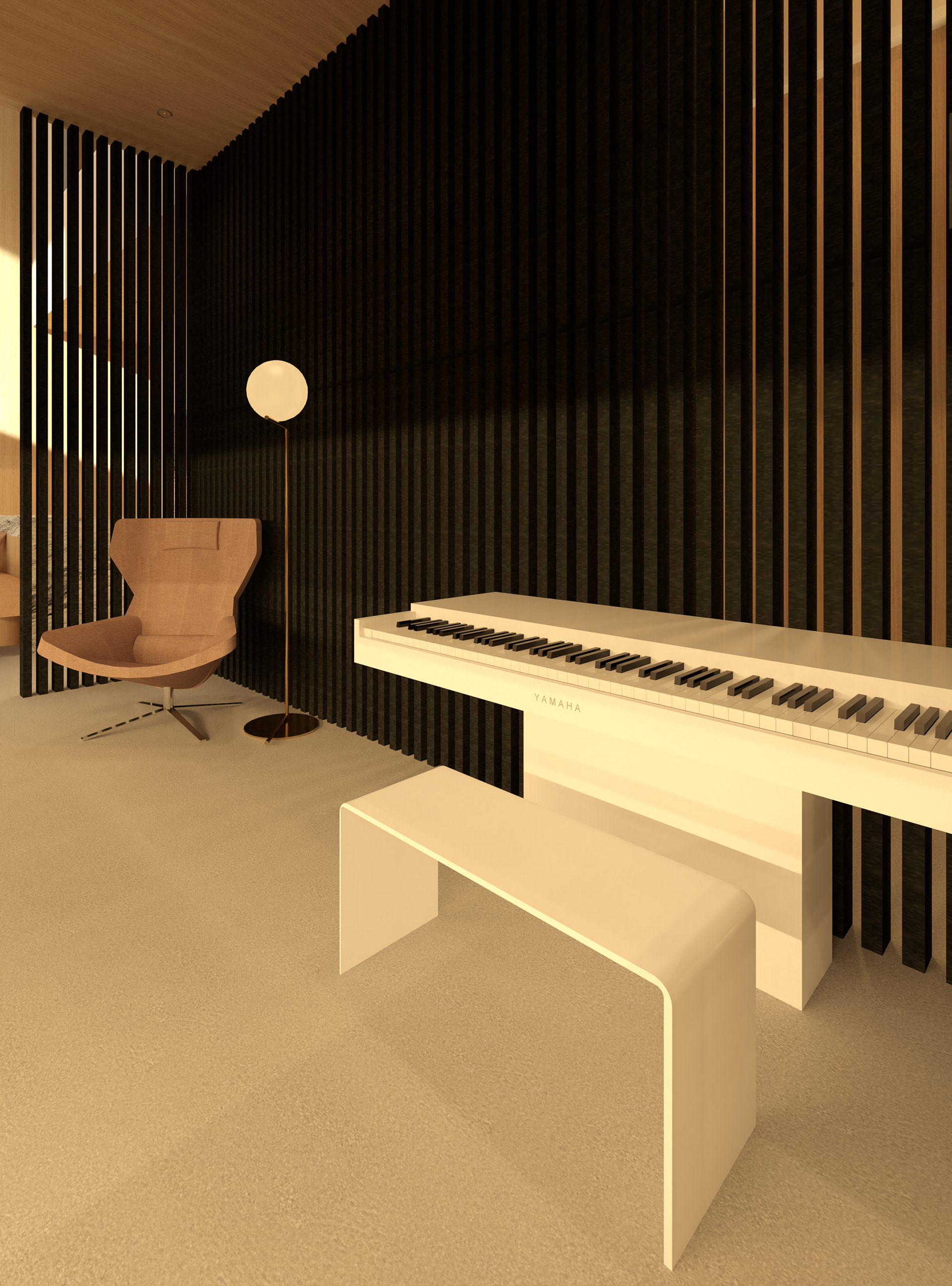 Study/Music room view