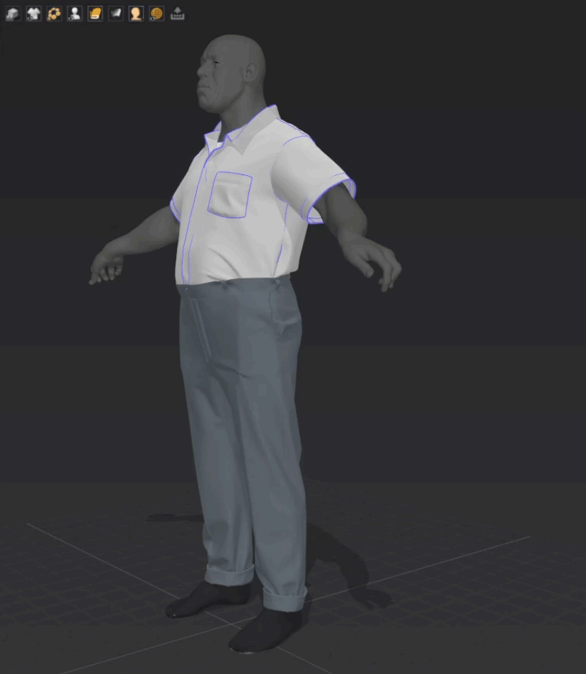 Cloth Simulation in Marvelous Designer