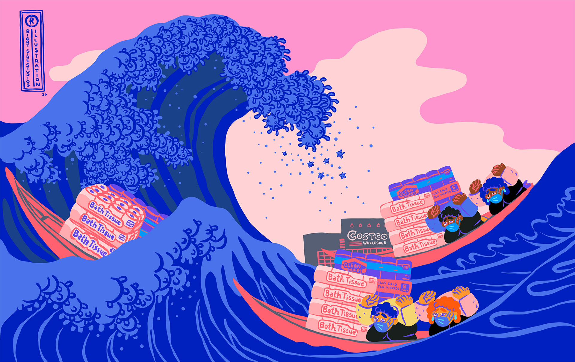Corona Wave | Derek R Douglas Illustration