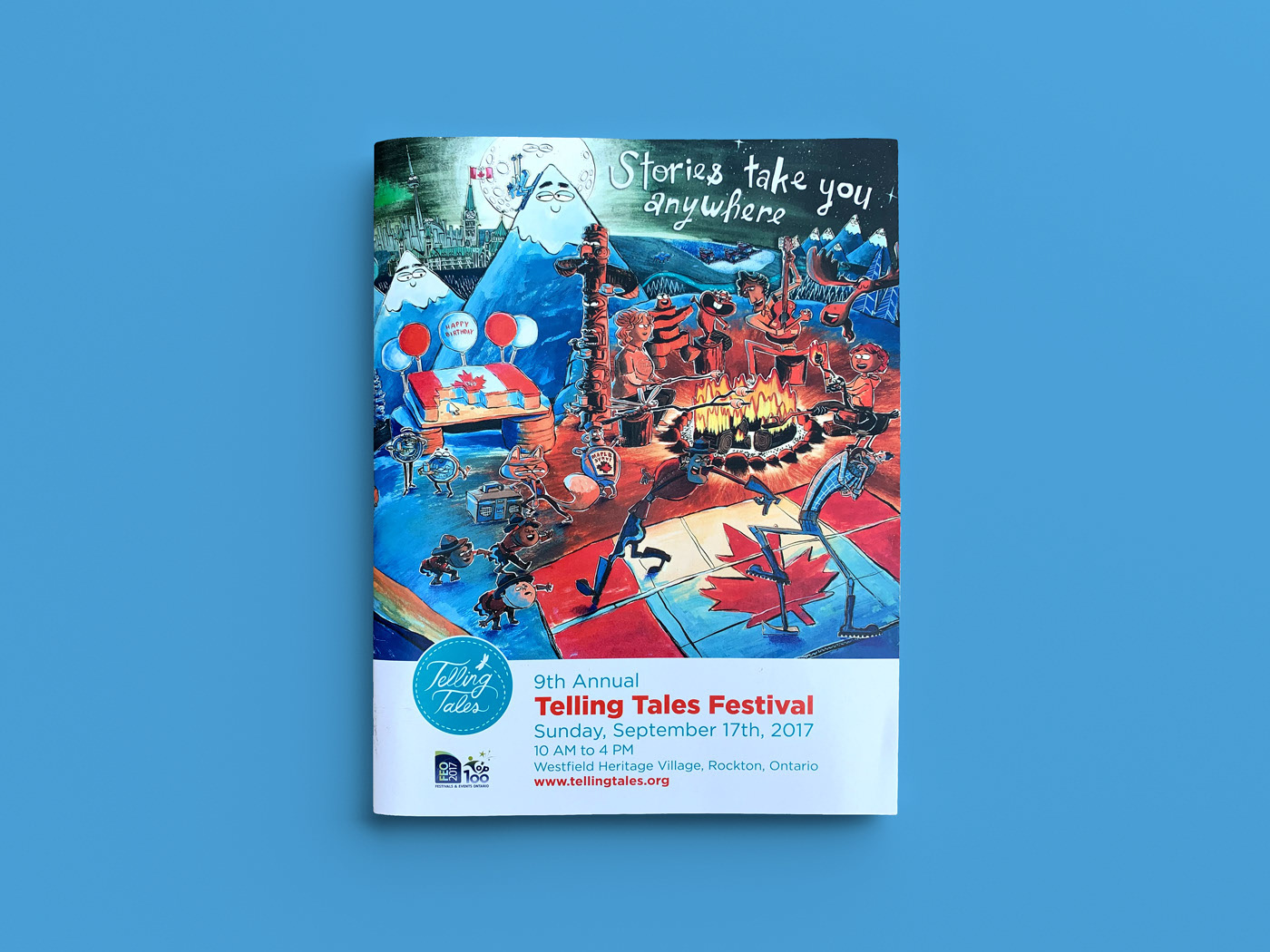 Telling Tales Festival Poster | Derek R Douglas Illustration and Design