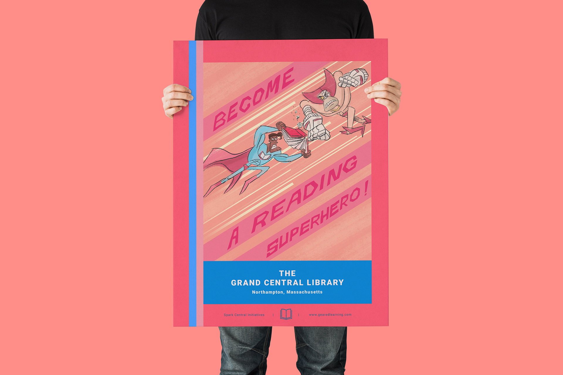 Reading poster 01 | Derek R Douglas Illustration
