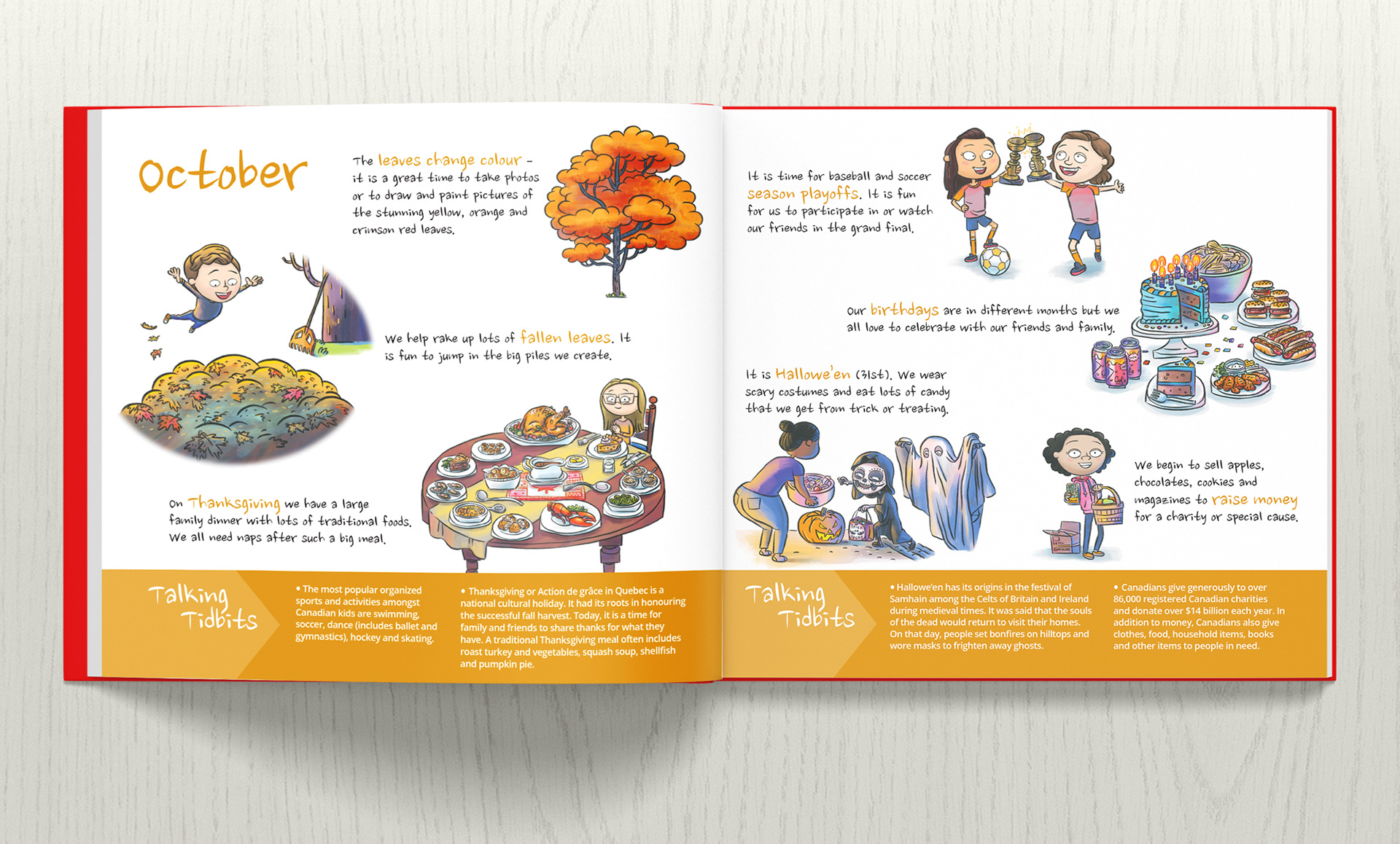 Our Canada: A Year with Canuck Kids | Book | Derek R Douglas | Illustration