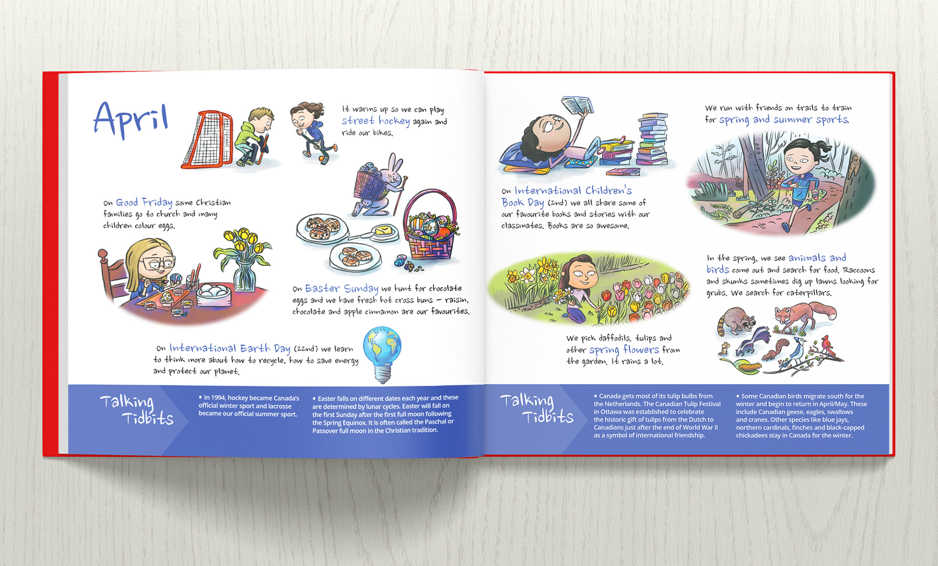 Our Canada: A Year with Canuck Kids | Book | Derek R Douglas | Illustration