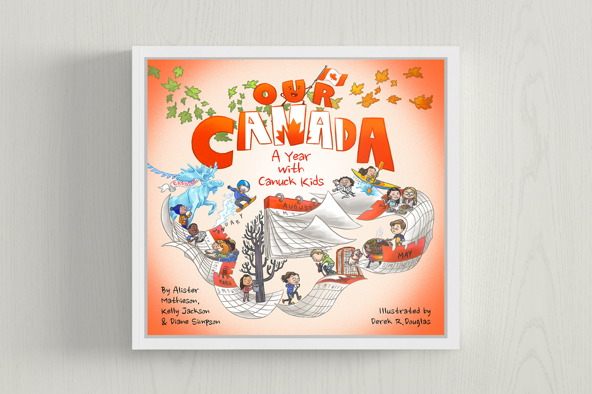 Our Canada book cover design by Derek R. Douglas Illustration & Design