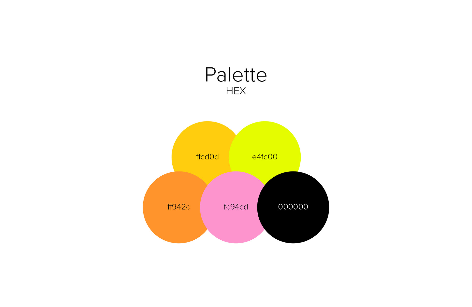 the colour palette for It Leers