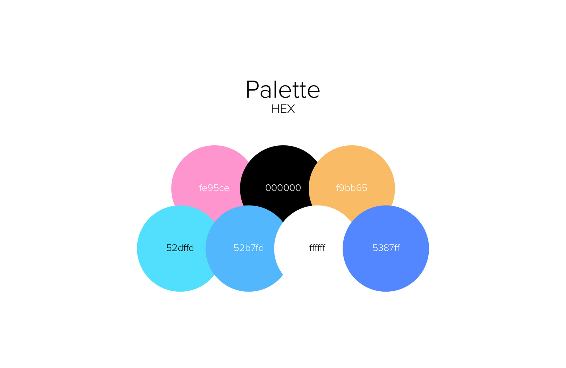 the colour palette for harvest