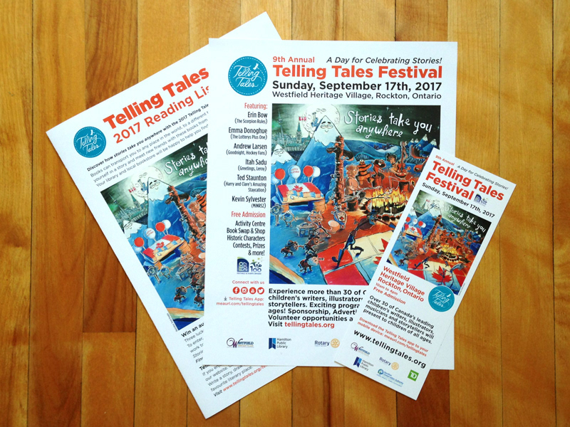 Telling Tales Festival Poster | Derek R Douglas Illustration and Design