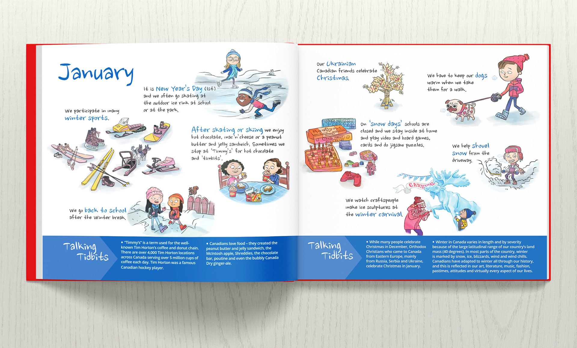 Our Canada: A Year with Canuck Kids | Book | Derek R Douglas | Illustration