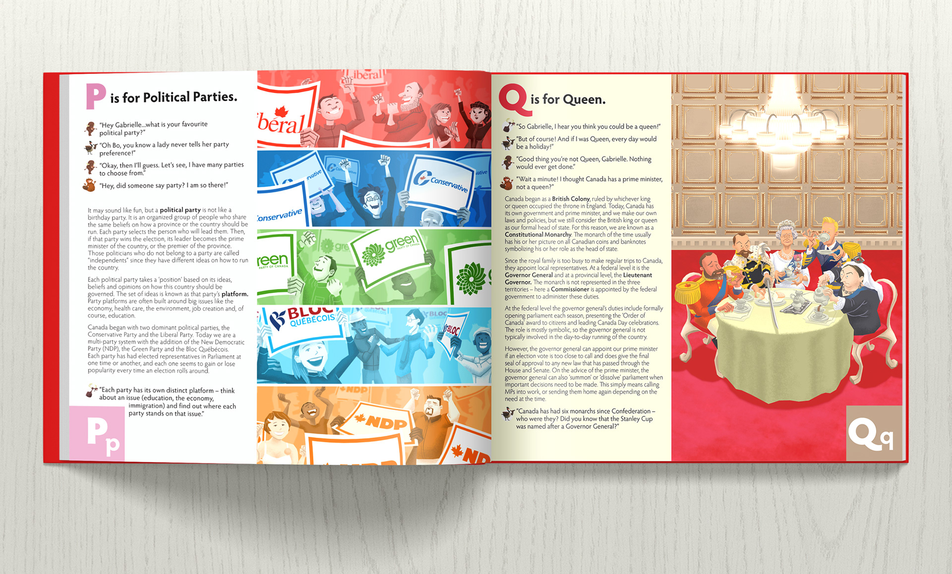 Canada: Our Road to Democracy | Book | Derek R Douglas Illustration