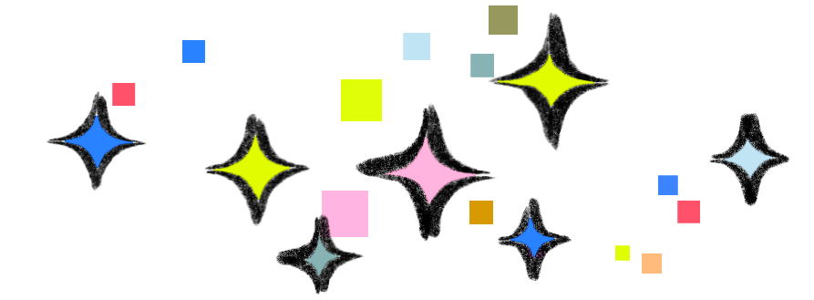 illustration of magic stars