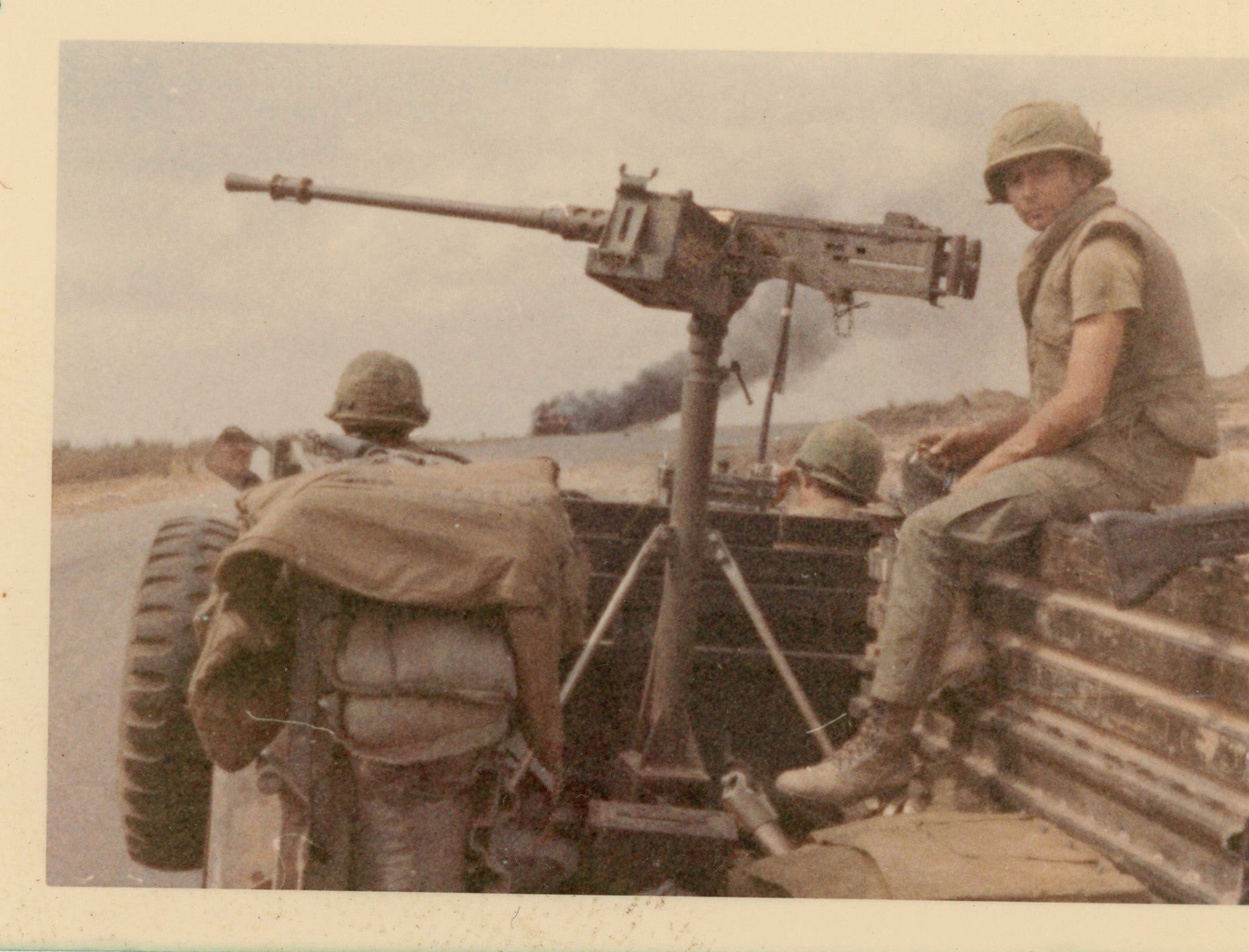 Chung with his 50 Cal