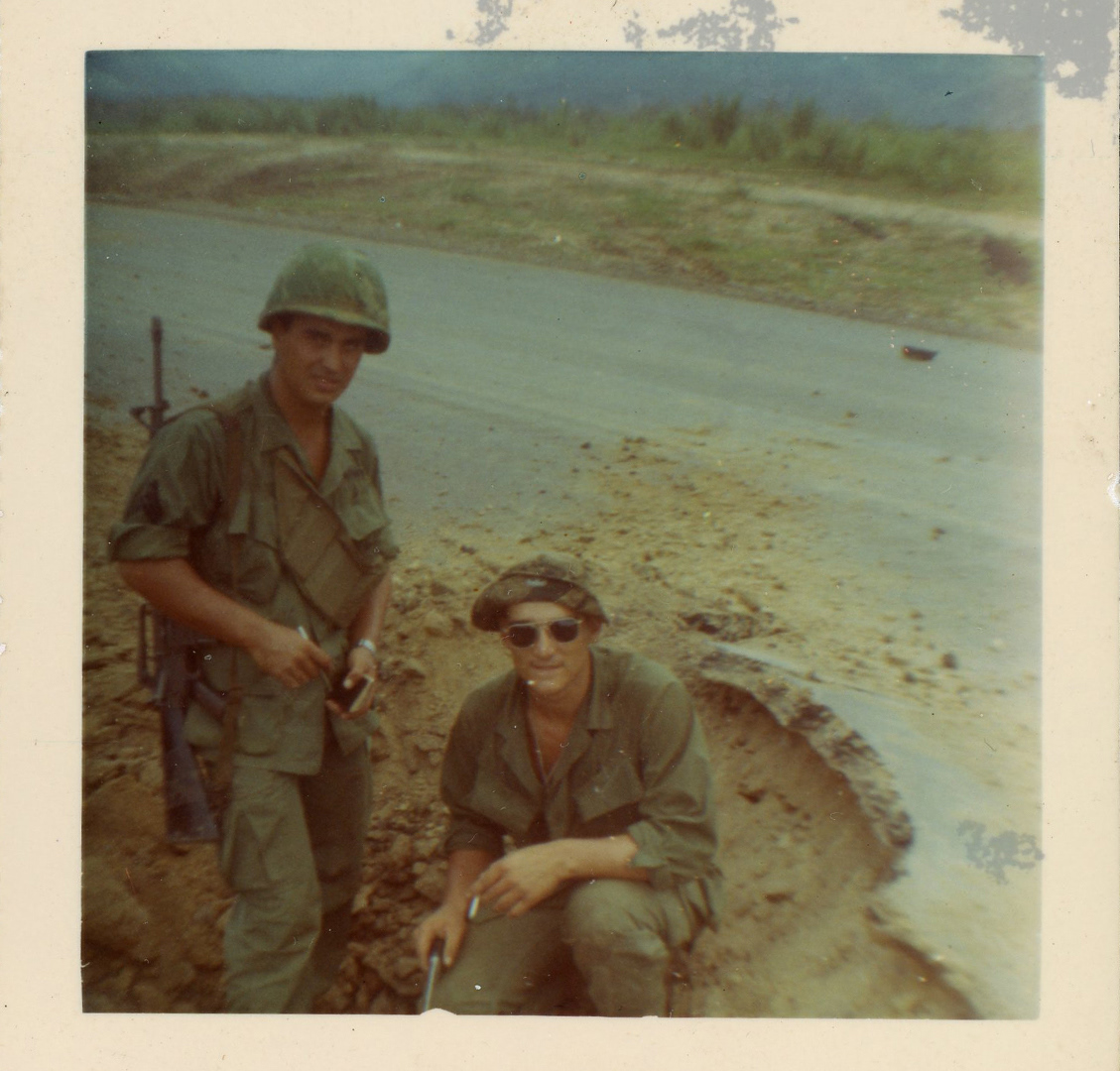 Sgt. Conte & Watson after detonating mine in place