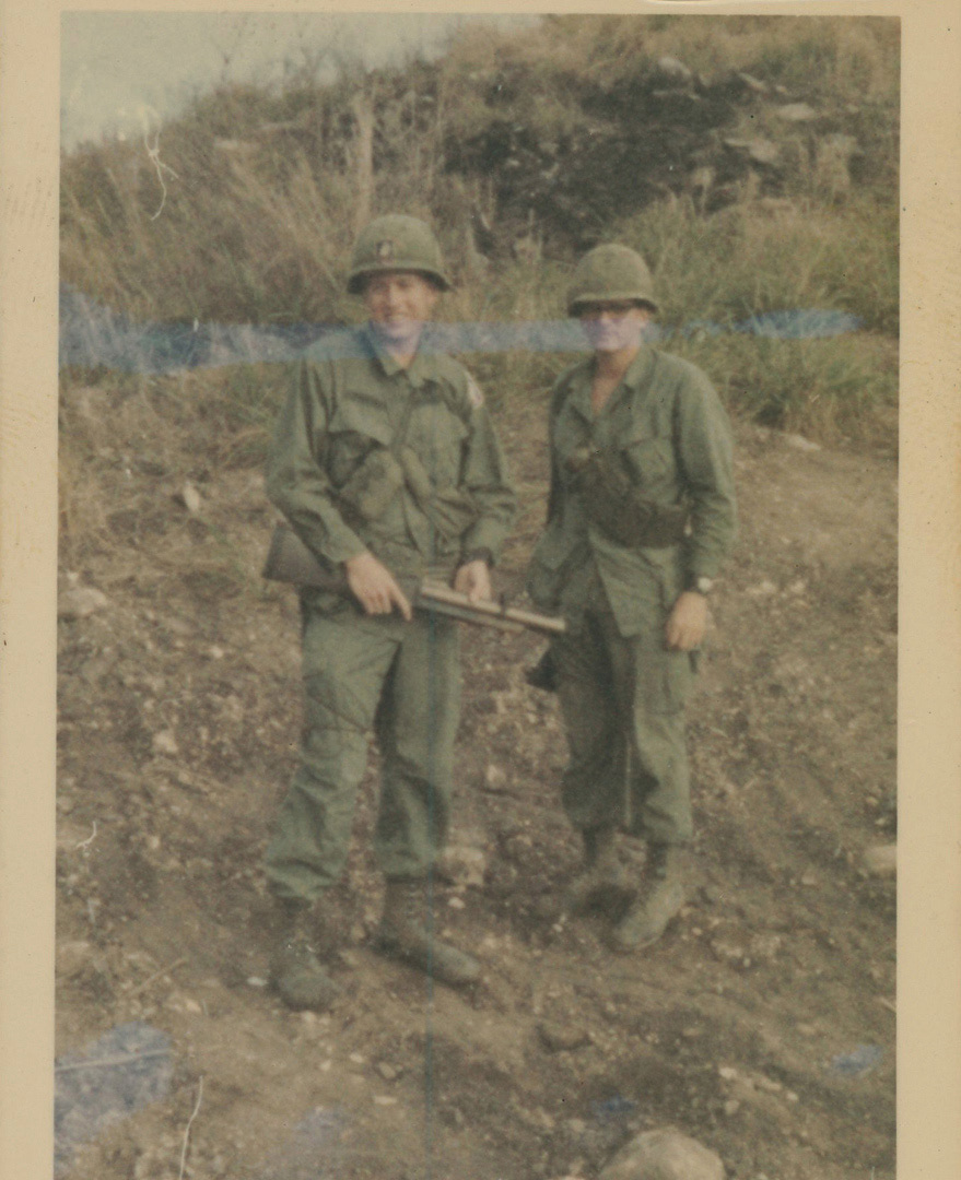 I can’t remember their names. Both were on my minesweep team for about 3 weeks, then wounded in a ambush, medevaced out and I never saw them again