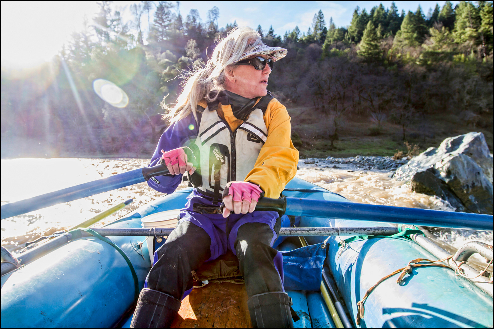 June Ruckman in control
