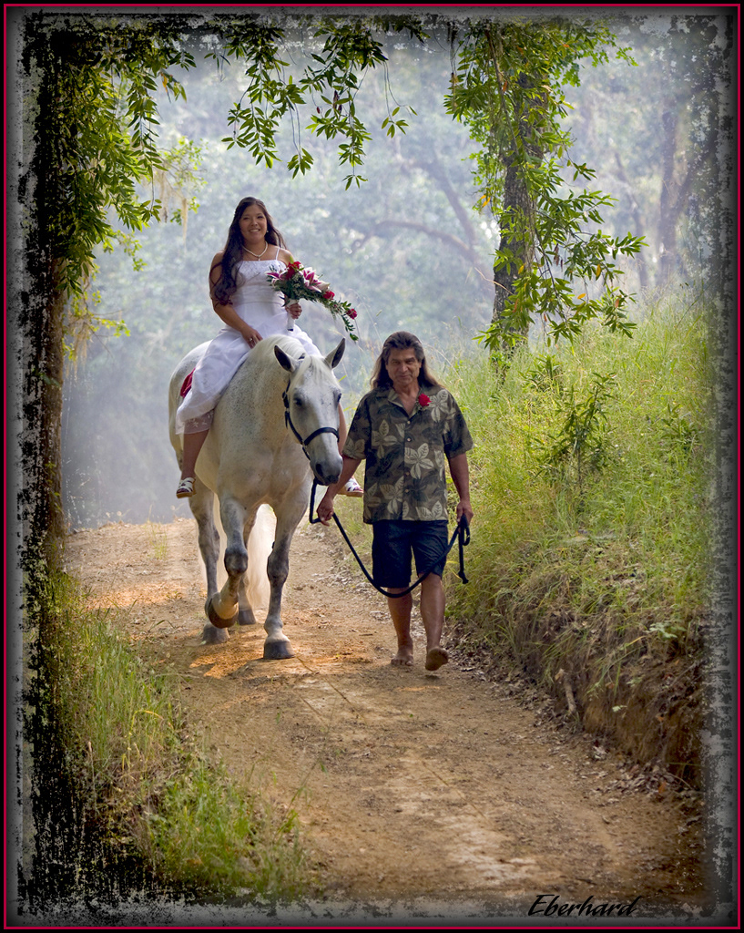 Tina walked in by daddy, Barefoot Bruce