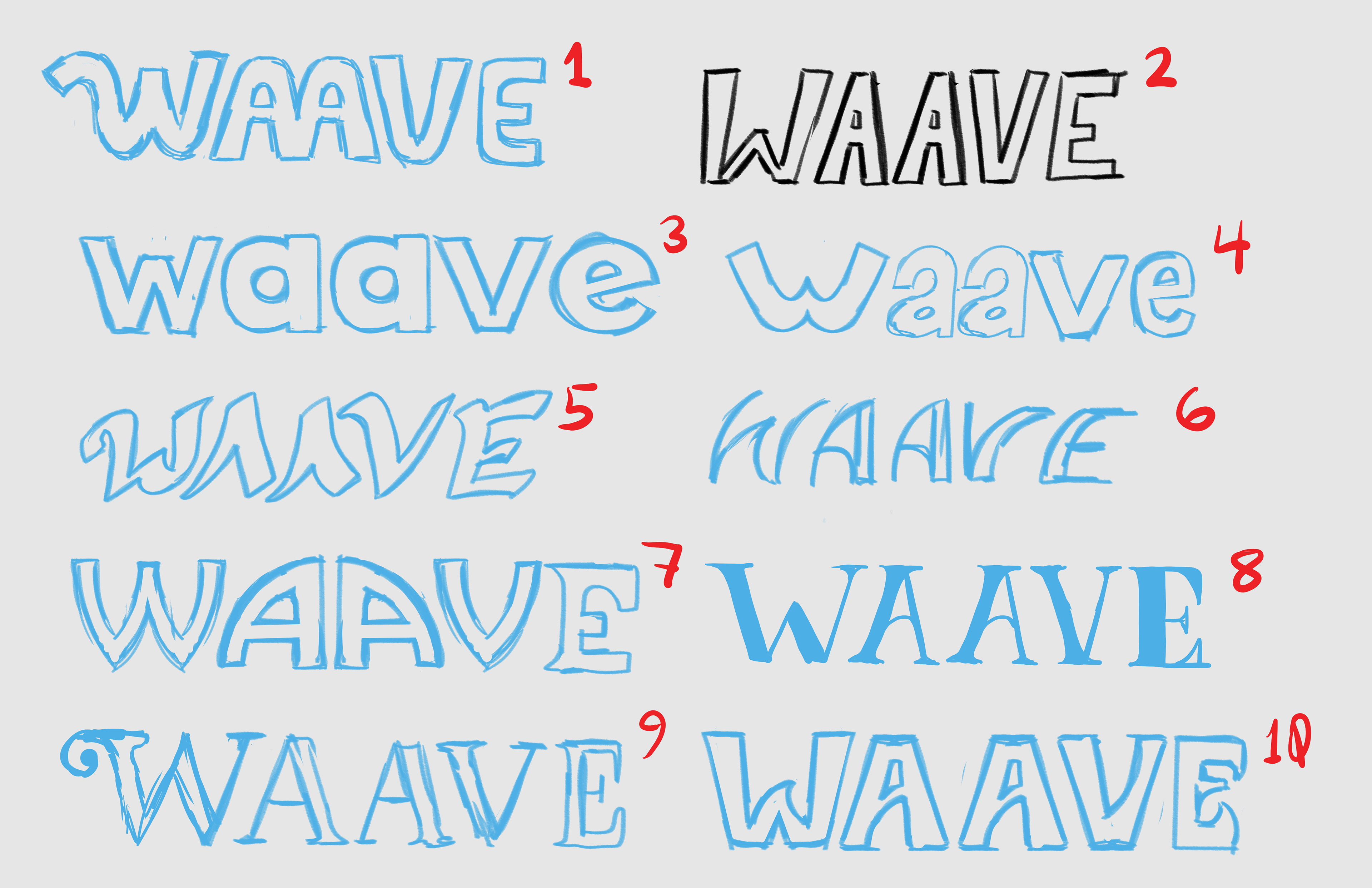 Word Mark Sketches