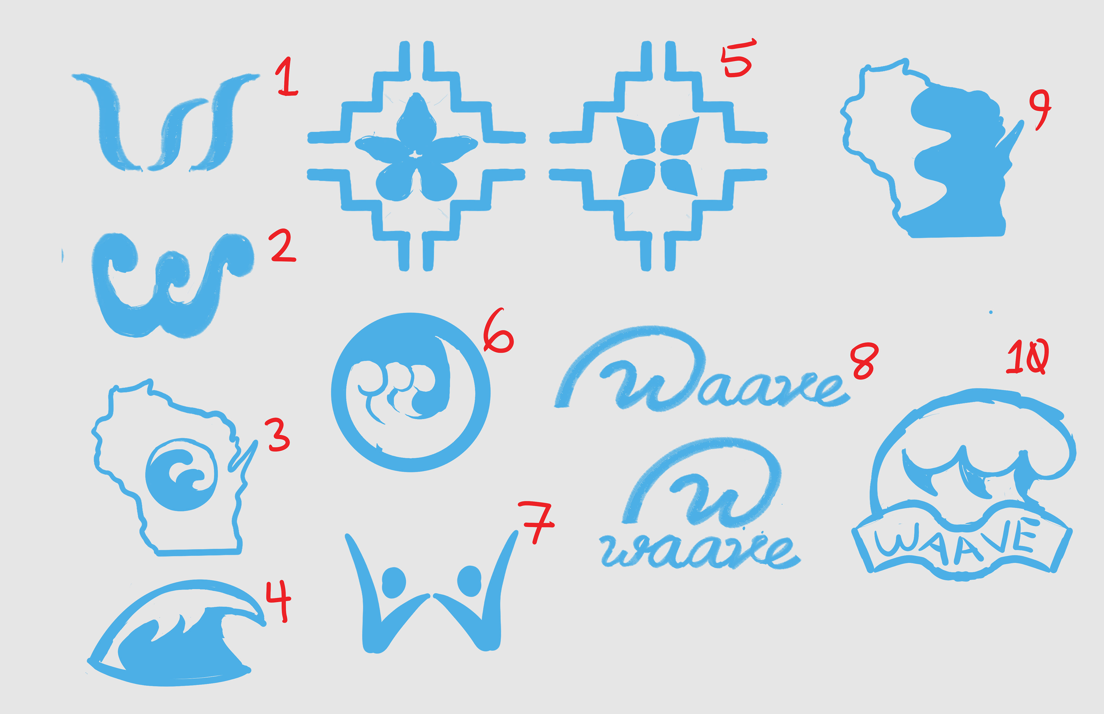Pictoral/Abstract Mark Sketches