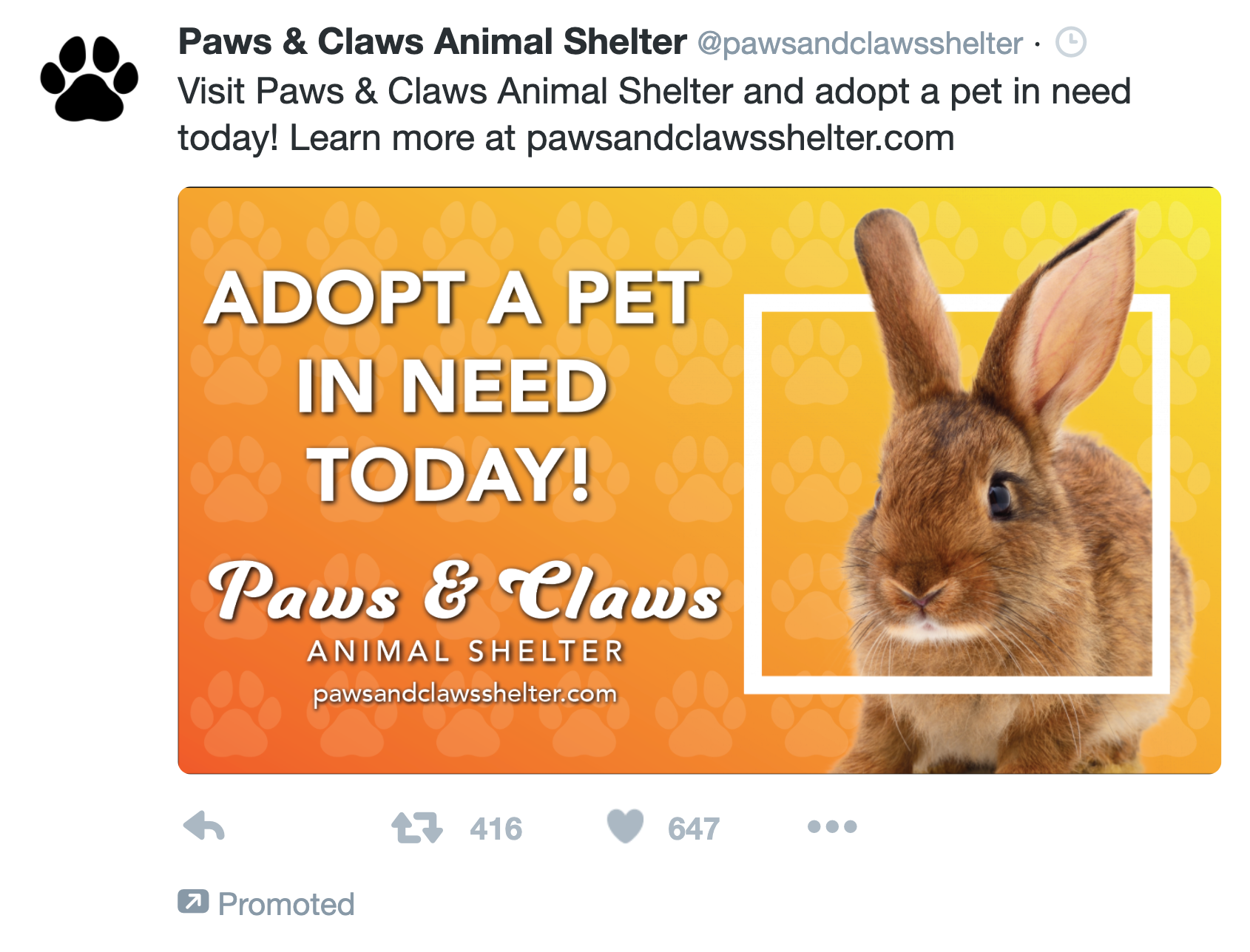 Twitter Advertisement