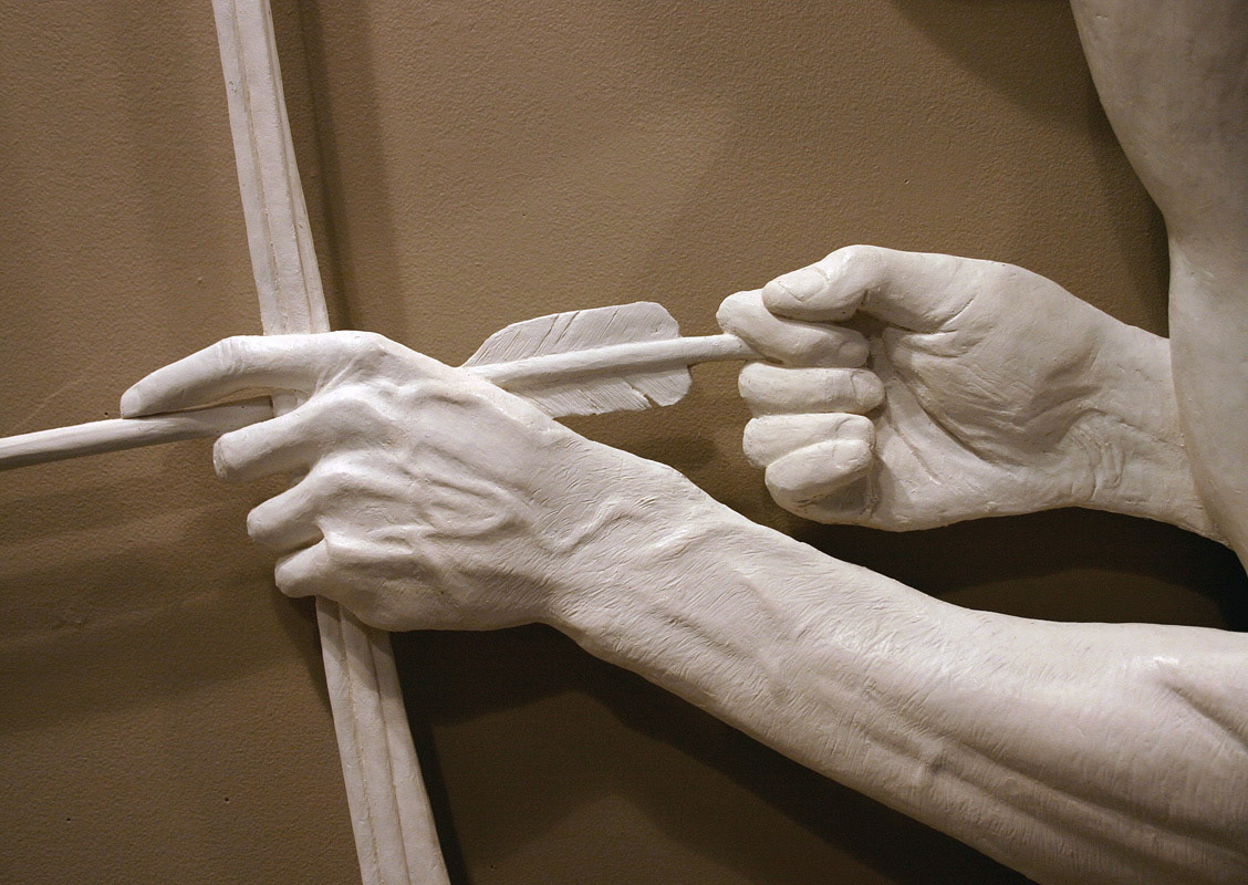 “Self Portrait, With Ambition”, 2011, Polymer modified gypsum, 62.5”w x 57”h x 6"d