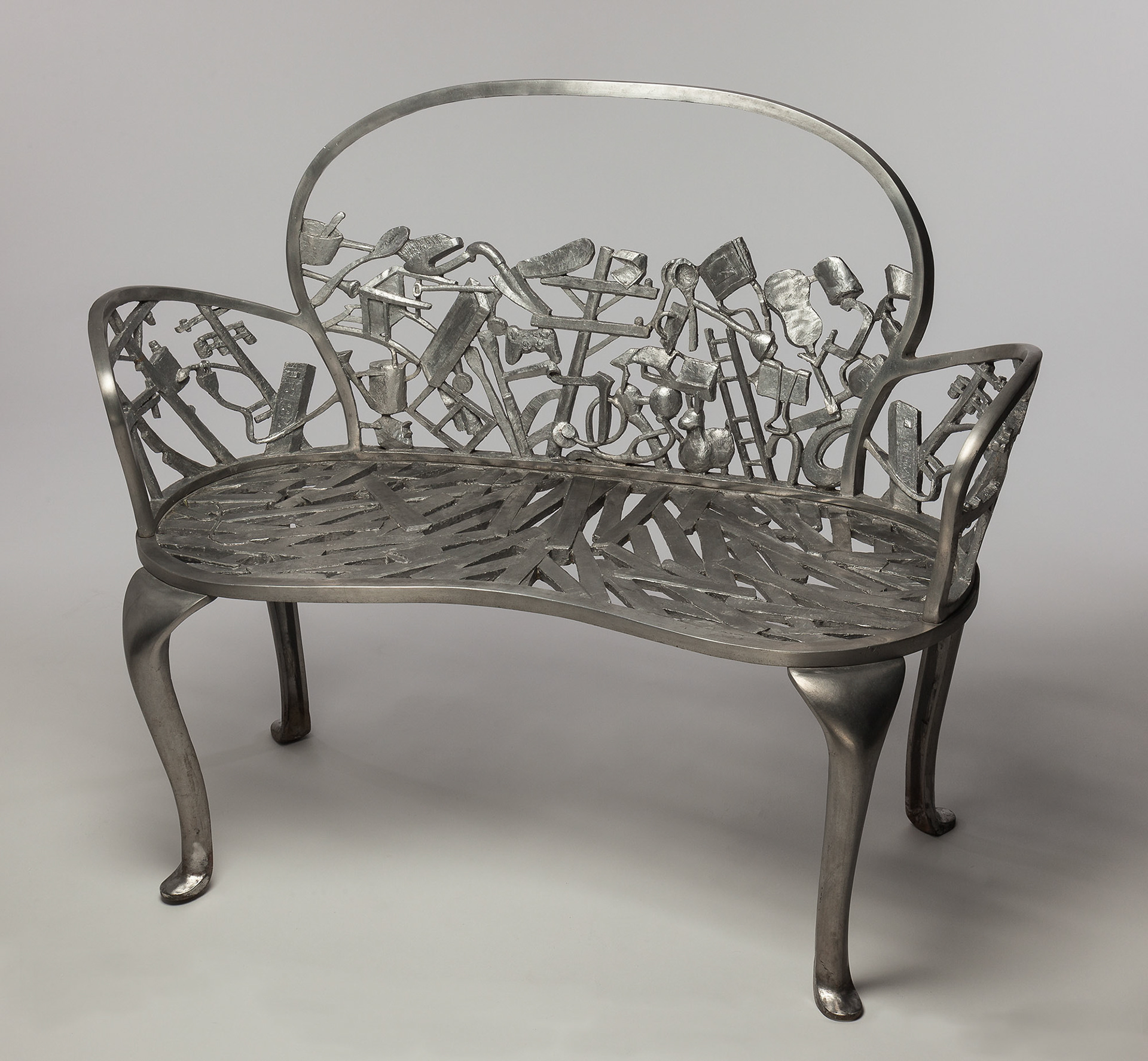 "Flood Suite (Loveseat)", 2013, Aluminum
