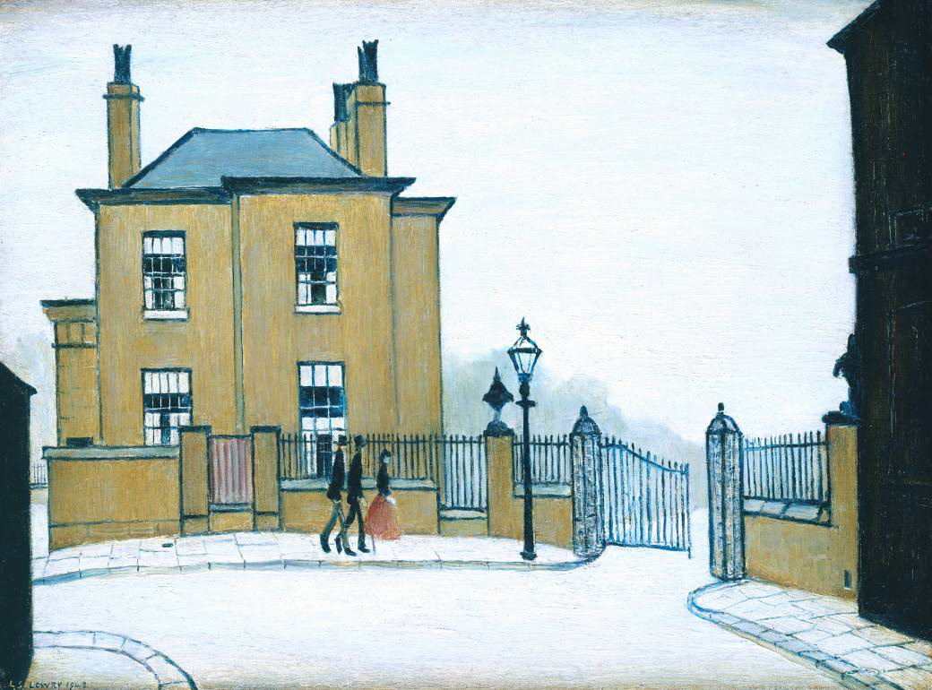 L.S.Lowry - The Old House, Grove Street, Salford (1948) Collection : Tate