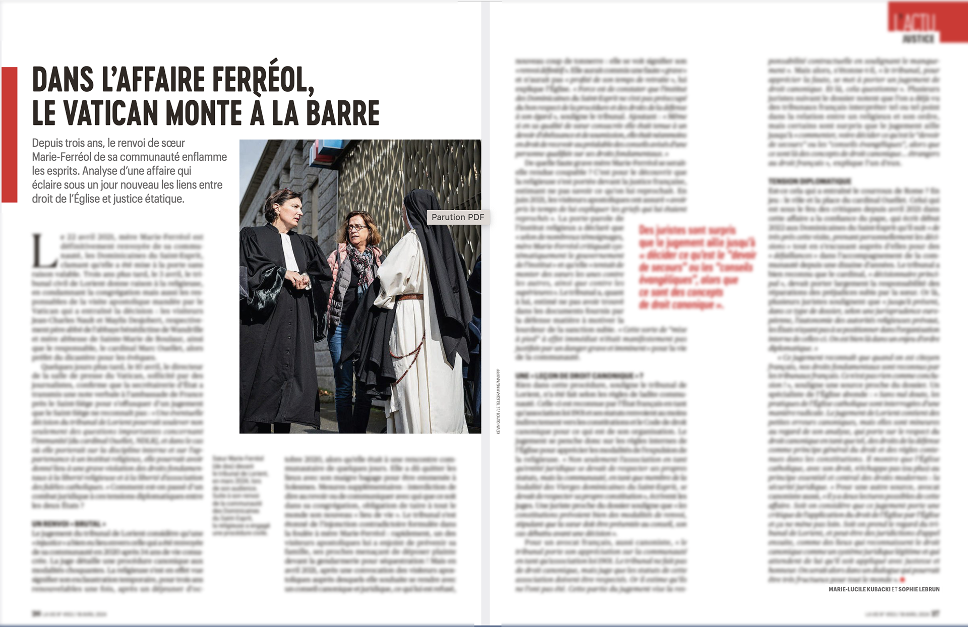 La Vie - 18 Avril 2024