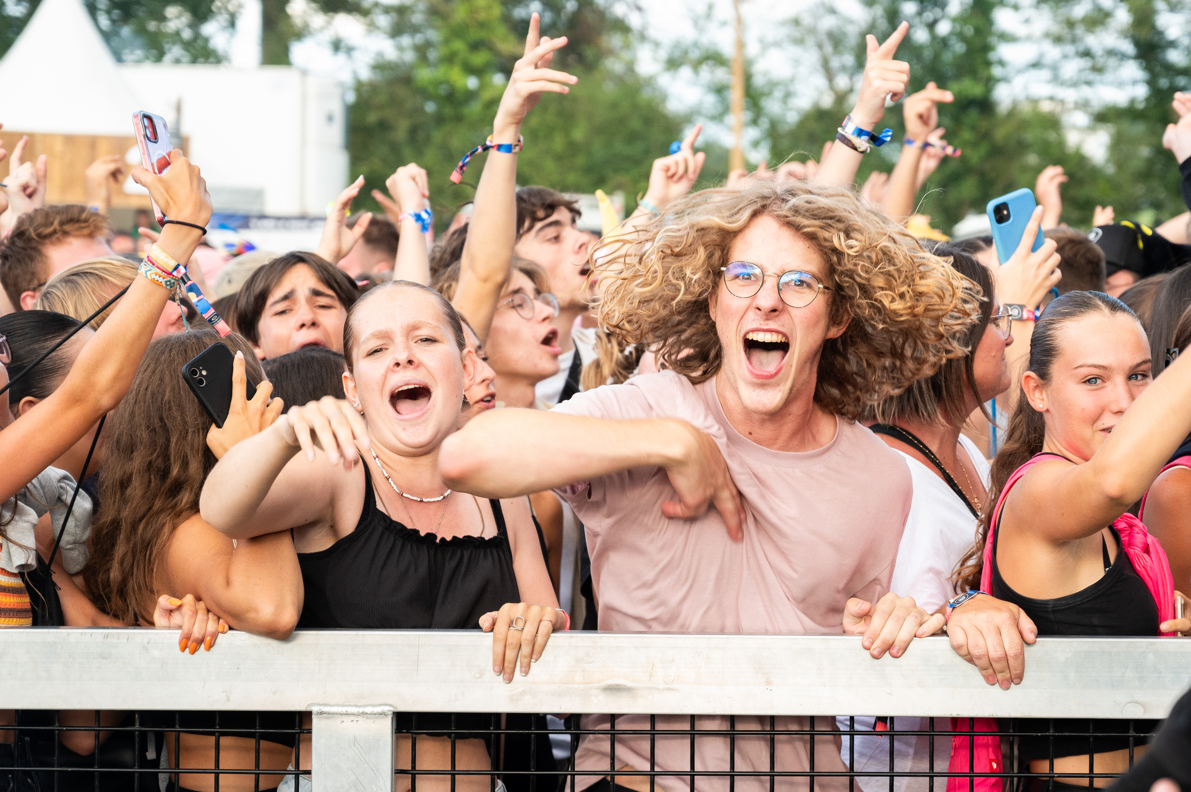 La foule de festivaliers