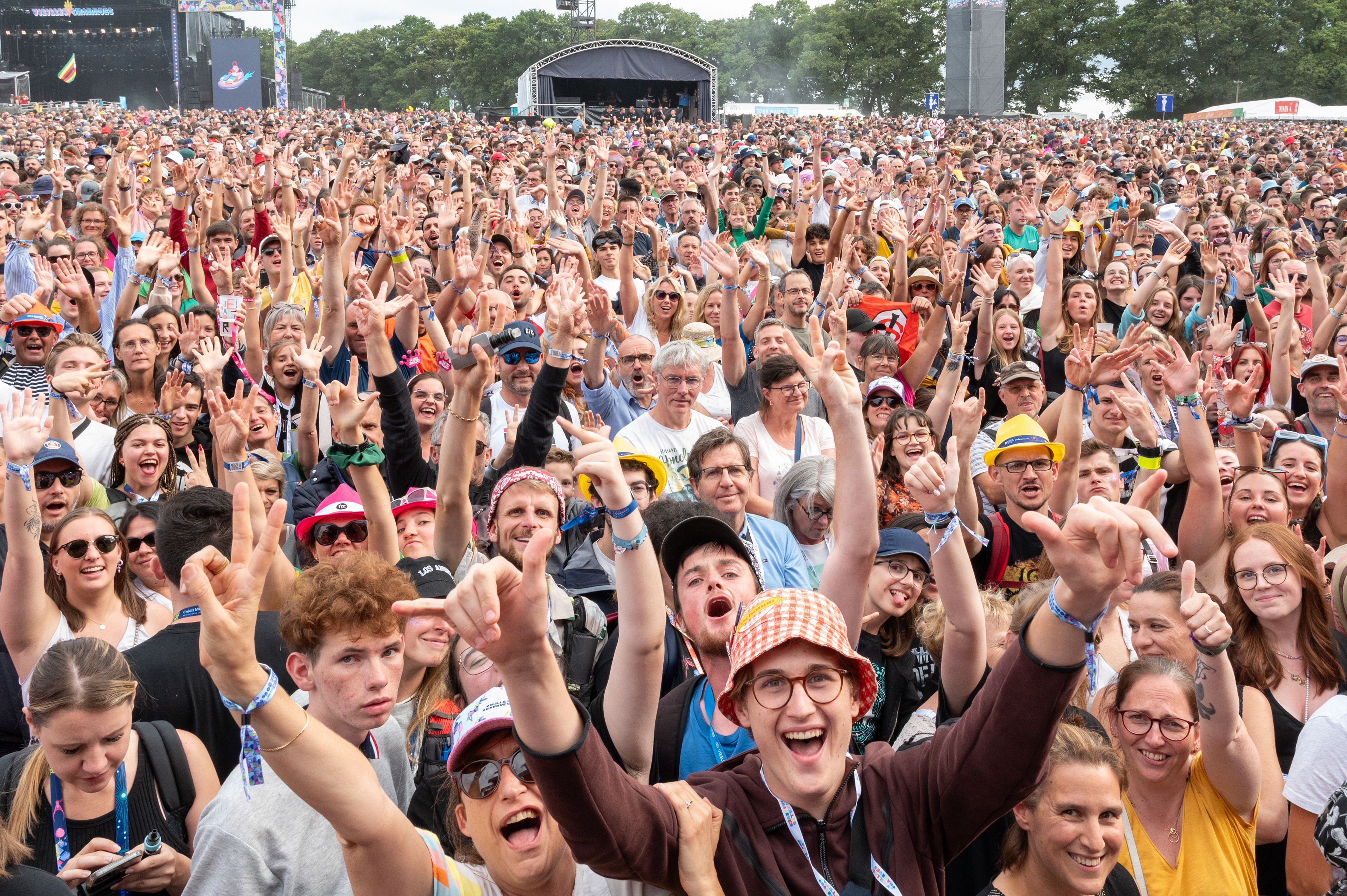 Foule de festivaliers