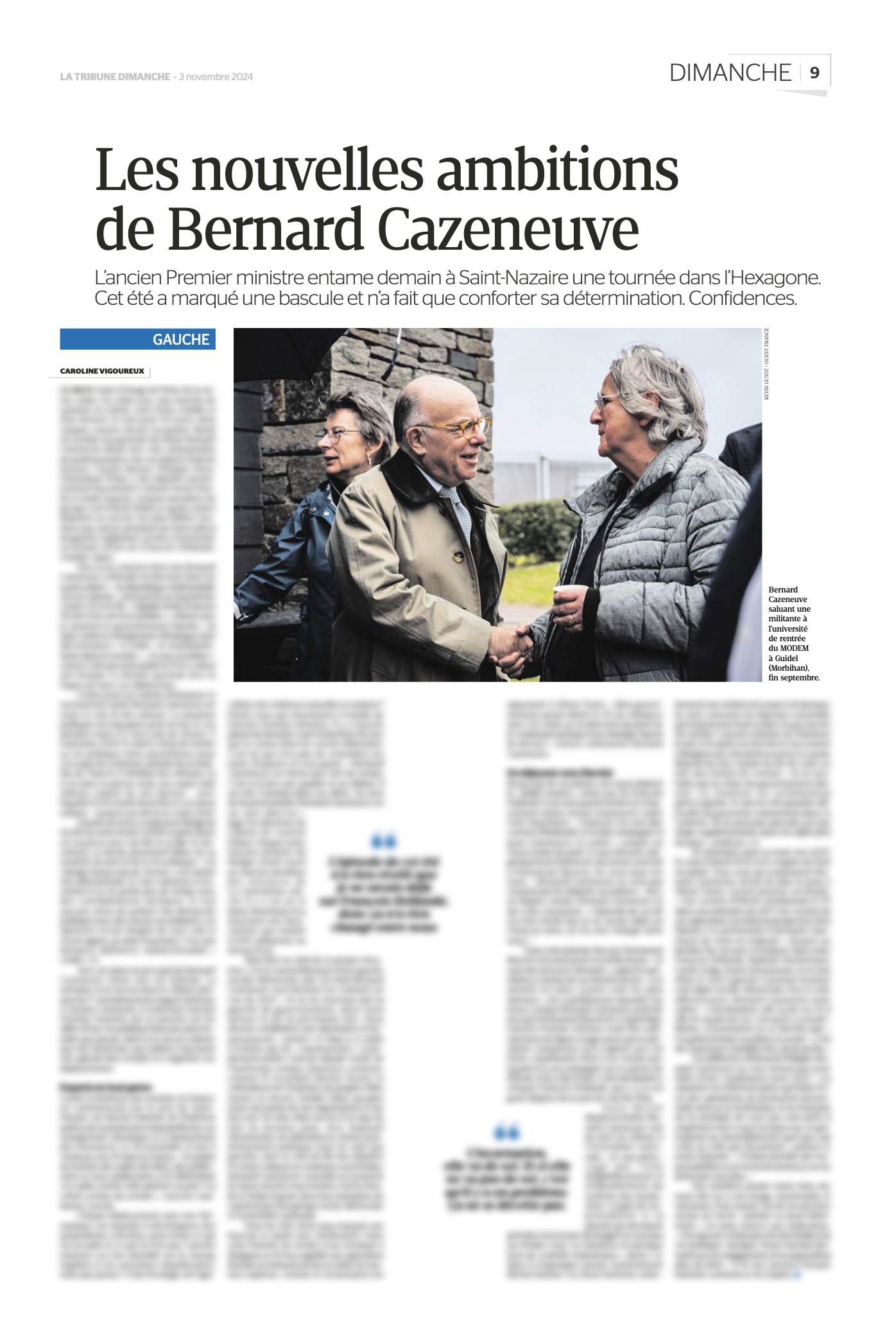 La Tribune dimanche 03 novembre 2024