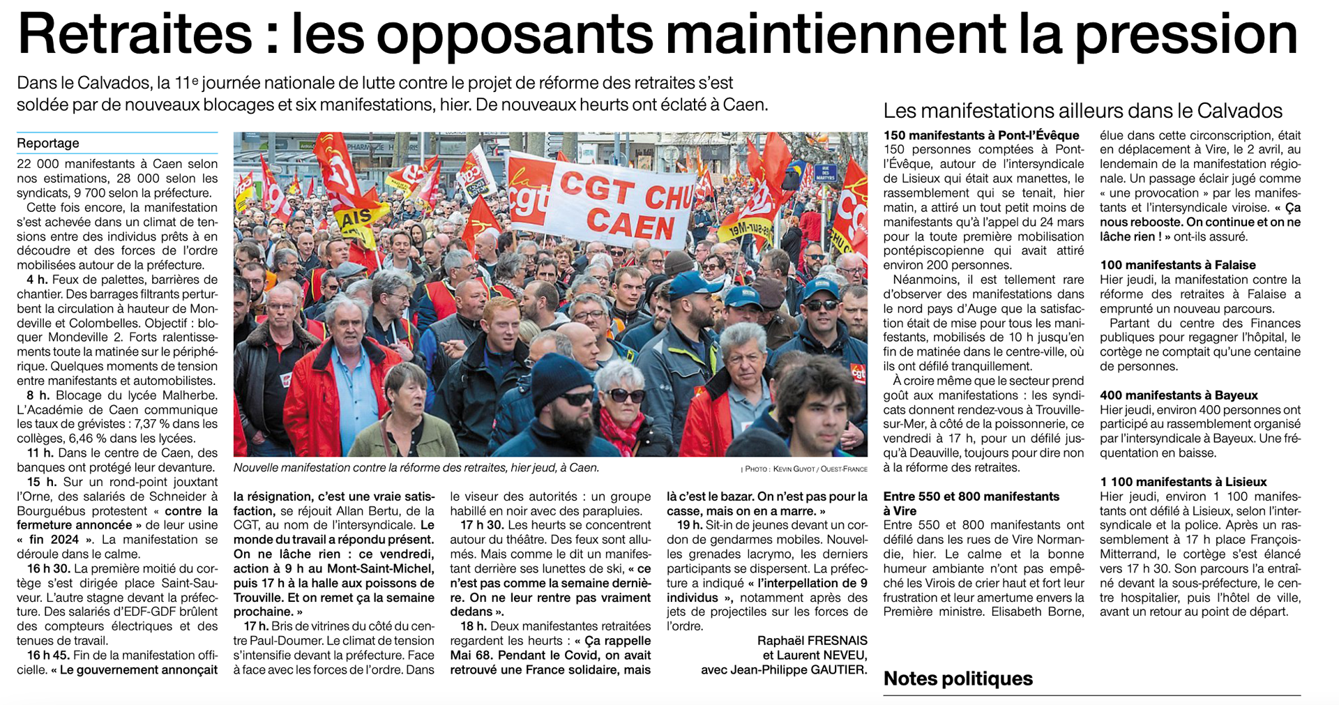 Ouest - France Caen du 7 avril 2023