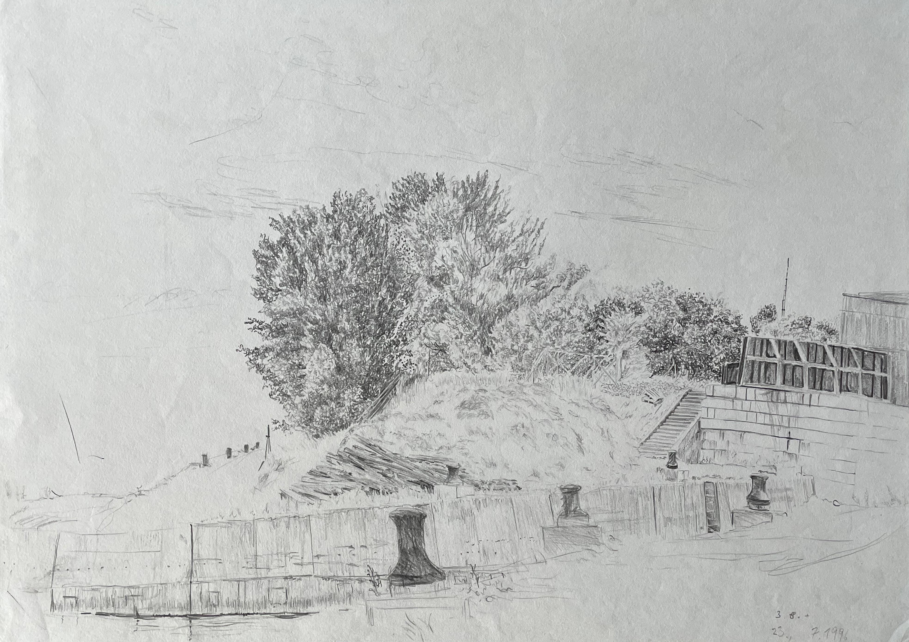 Bleistift auf Papier