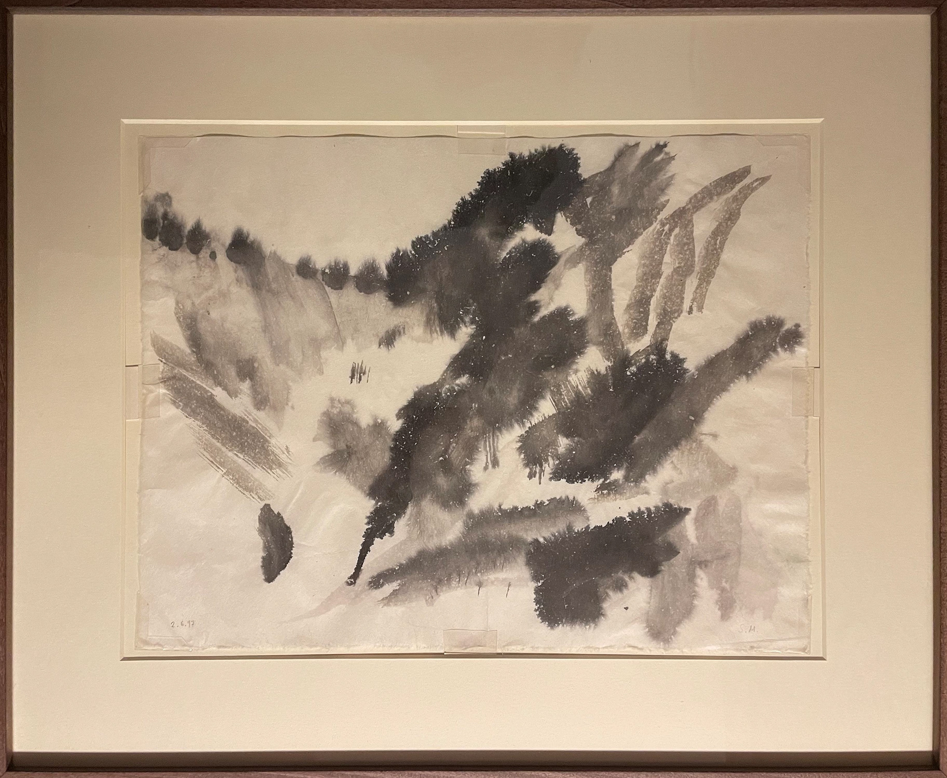 40x30, Tusche und Aquarell auf Chinapapier