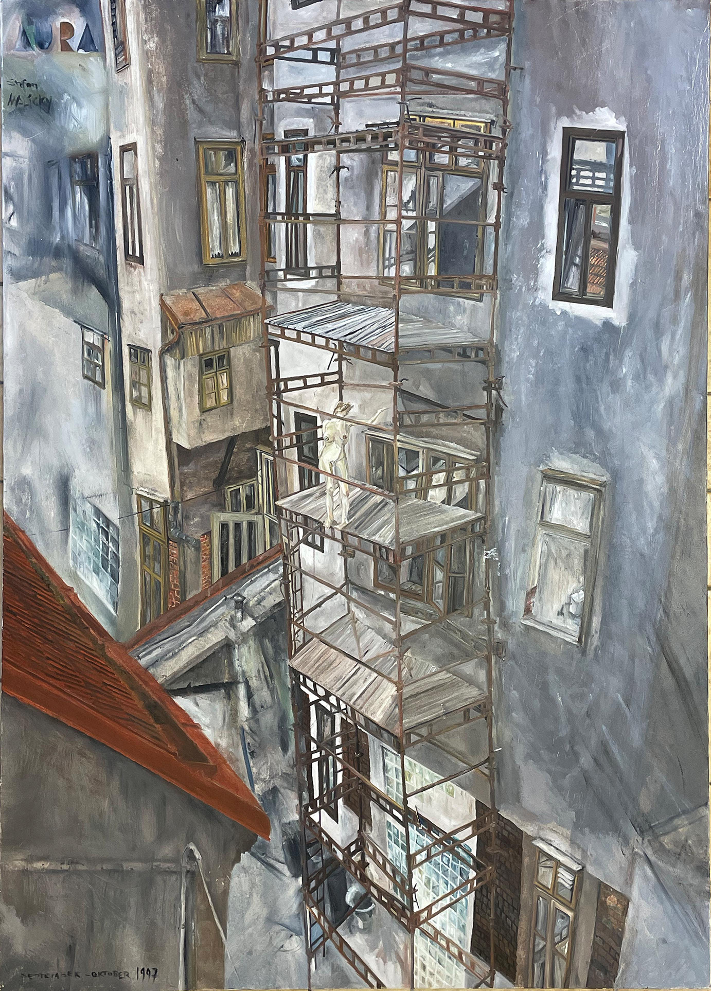70x100, Öl auf Leinwand