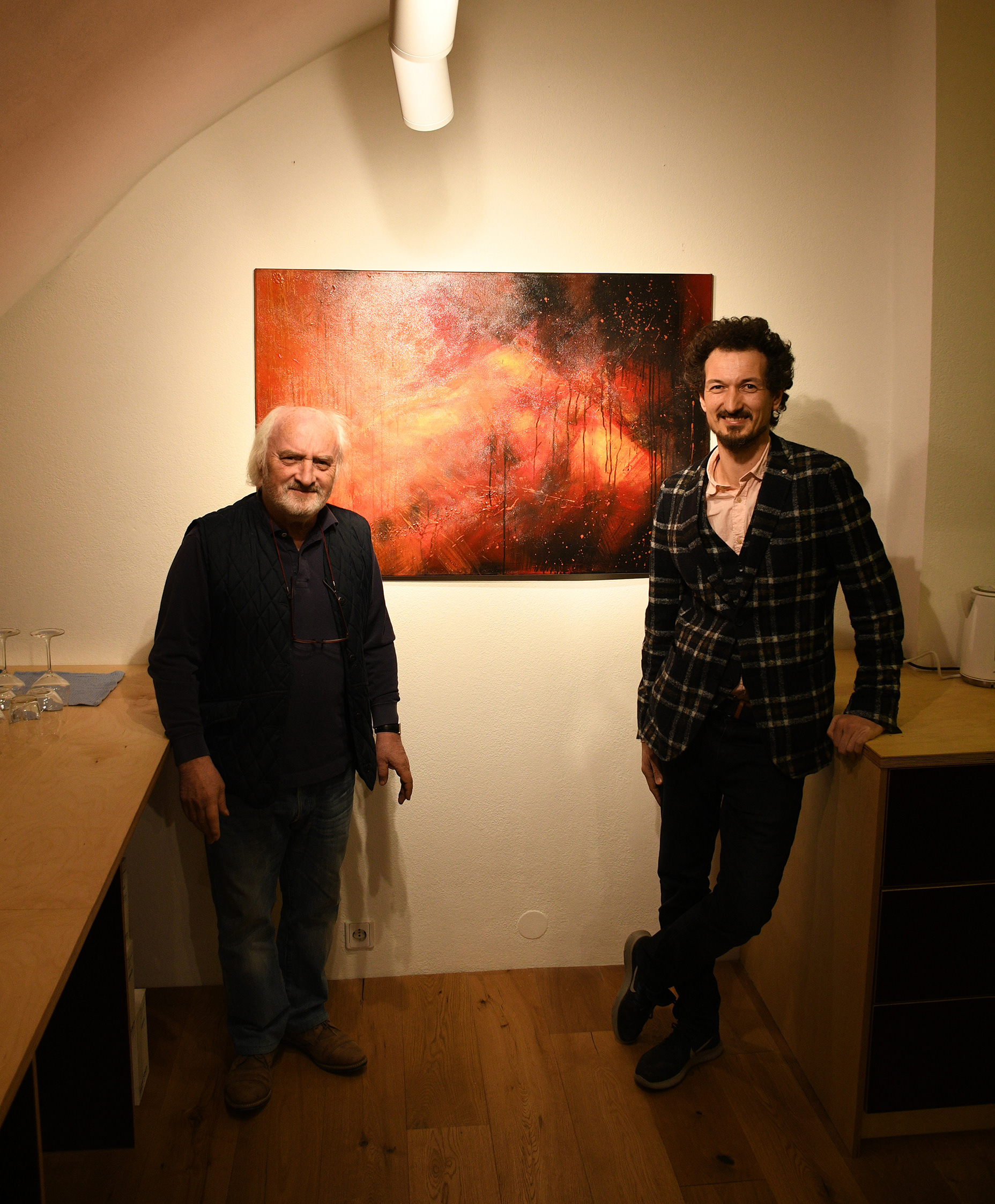 Maler Josef Reisinger & Galerist Joseph Hofmarcher