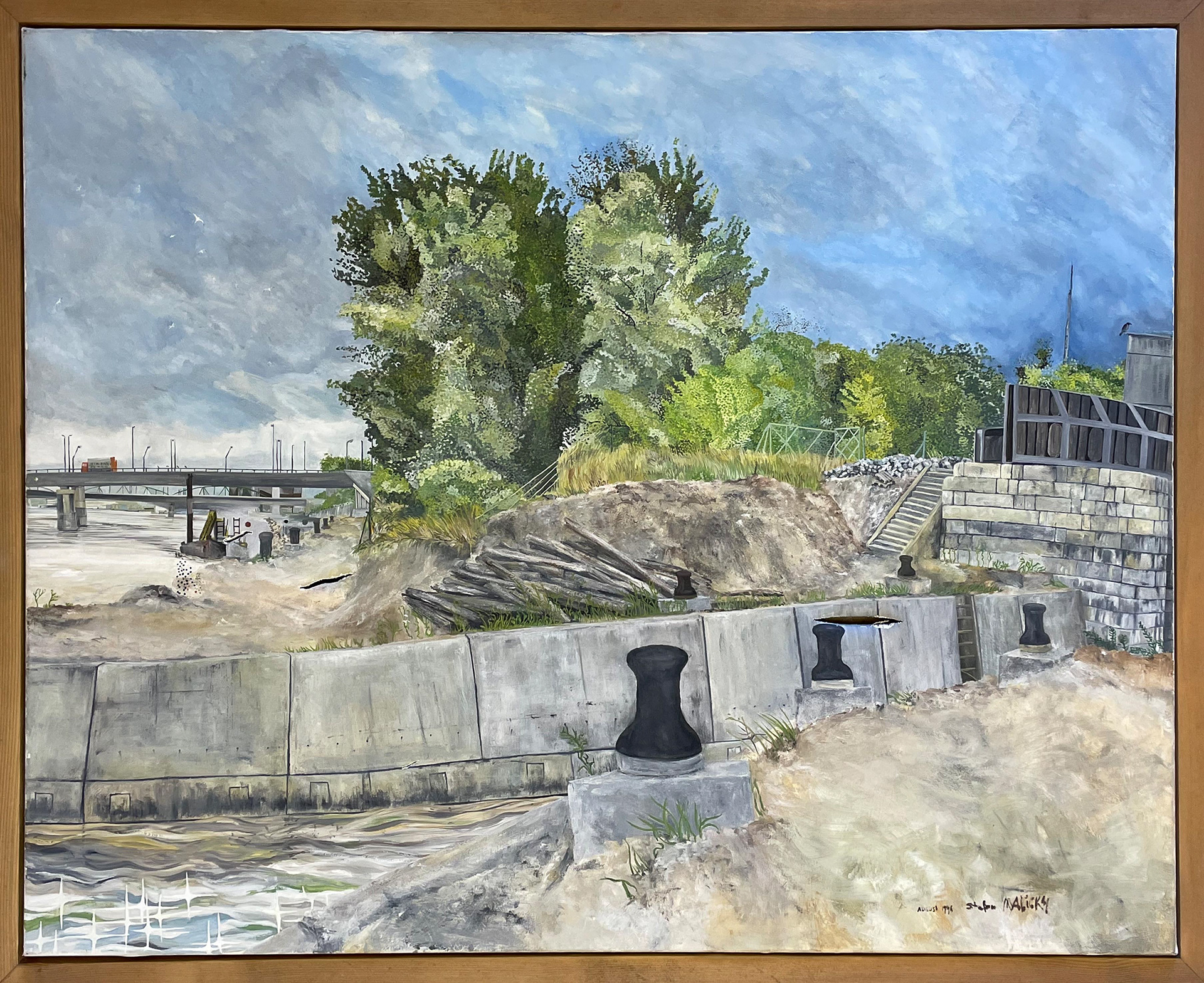 100x70, Öl auf Leinwand