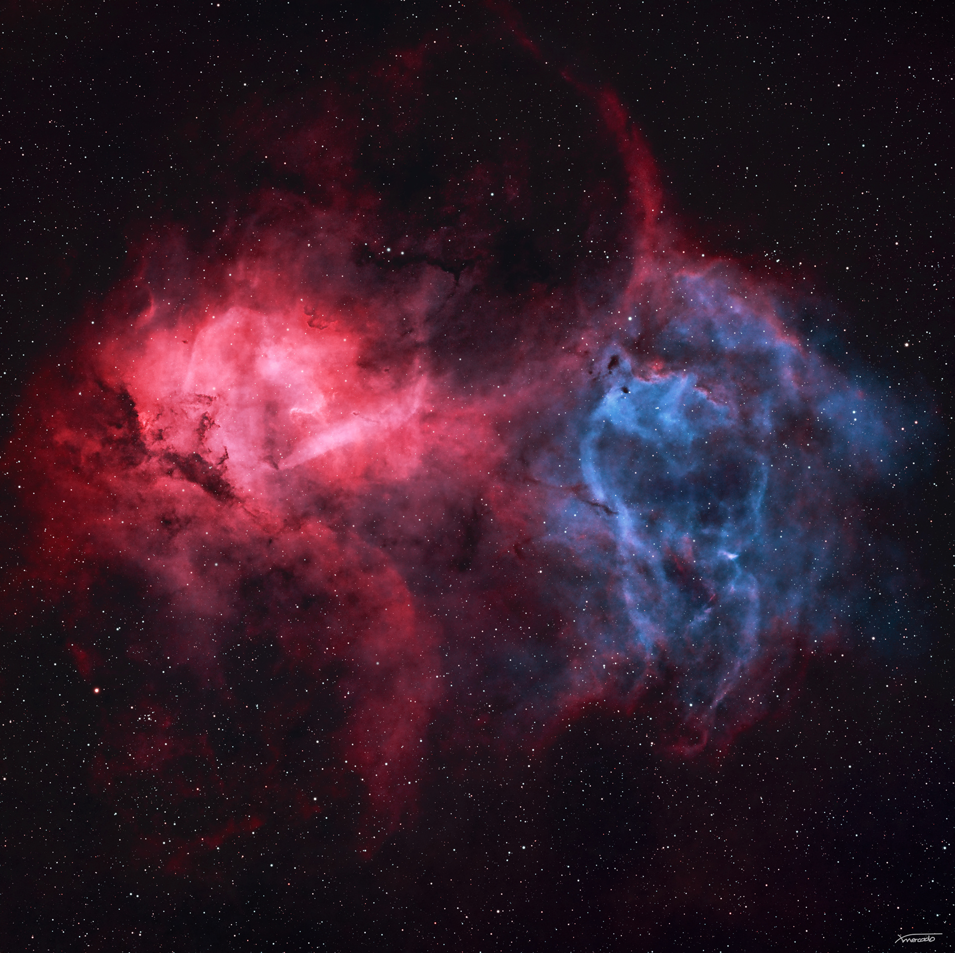 SH2-132, The Lion Nebula