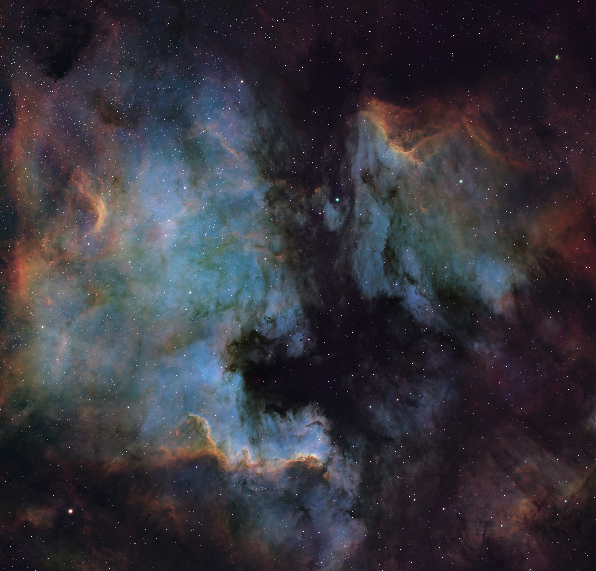 NGC 7000 & IC 5070 in SHO