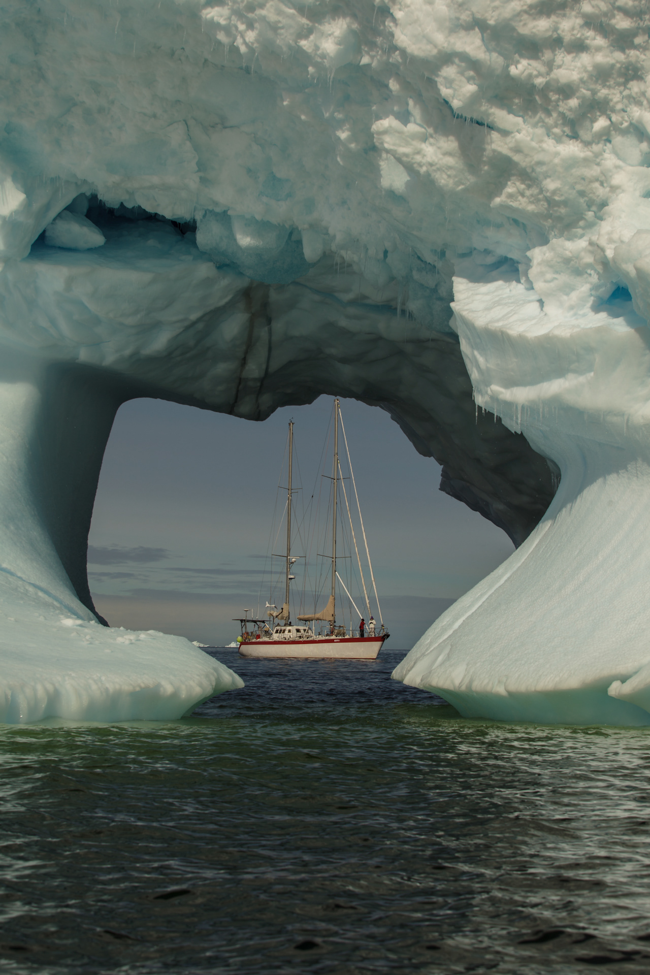 Veleiro Kotik em seu habitat, os mares gelados