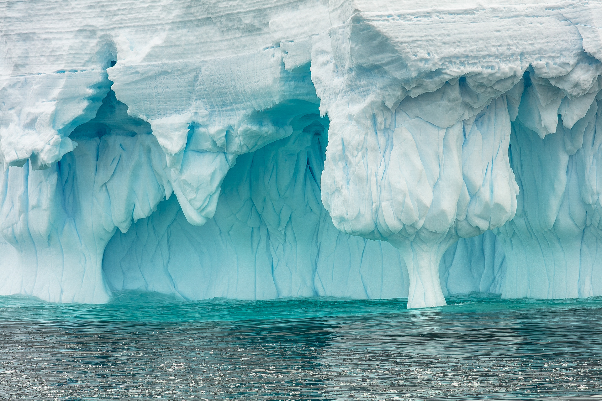 A última coluna de gelo, Antártica