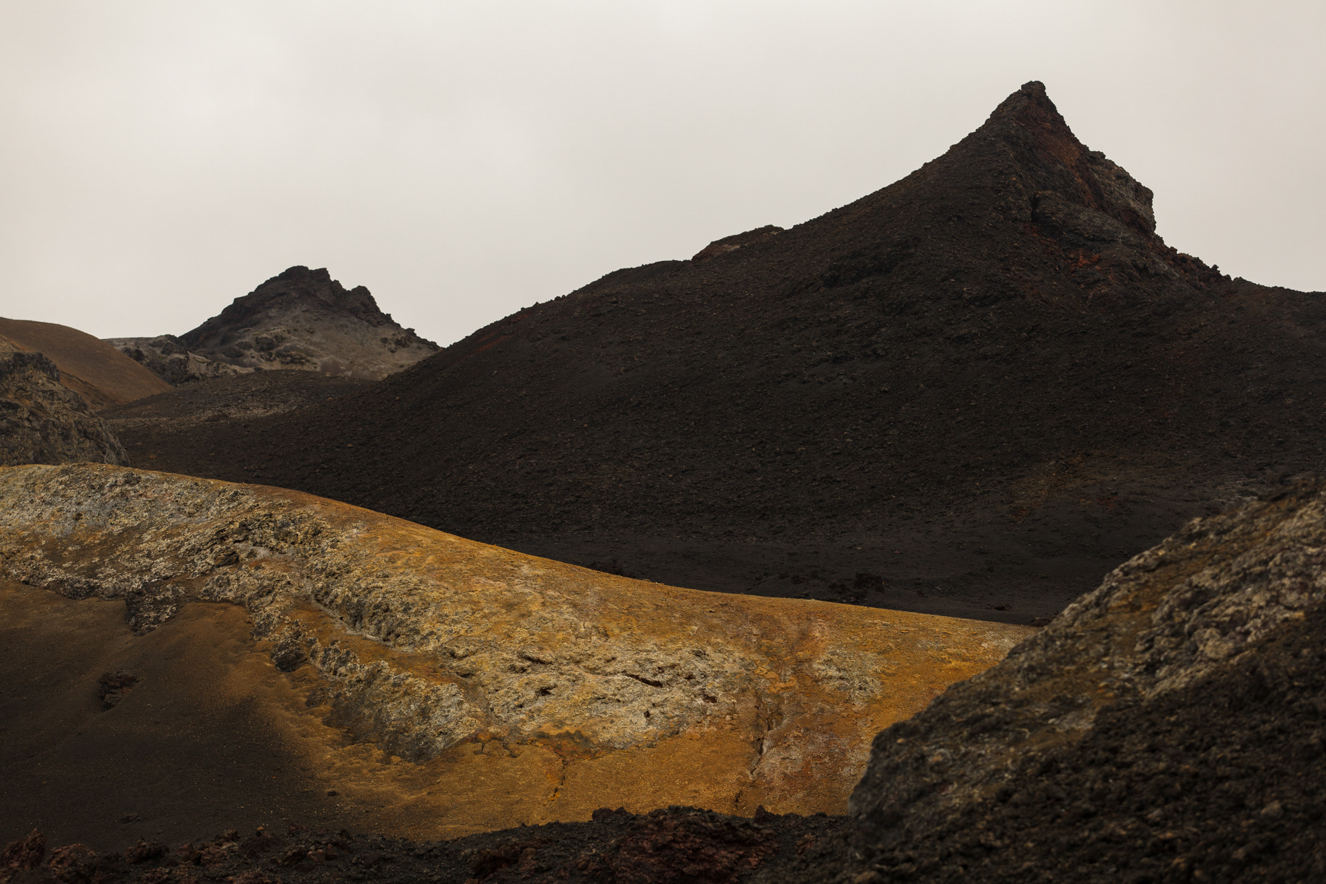 O vulcão, Ilhas Galápagos