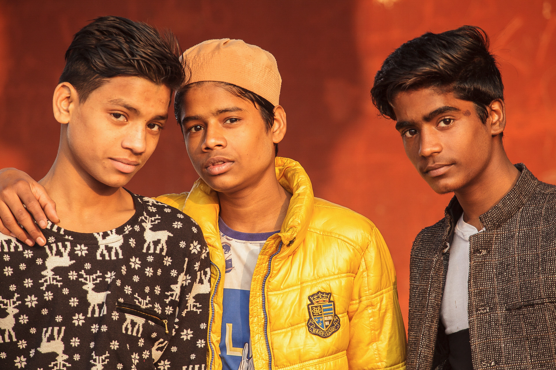 3 kids on the block, New Delhi, India