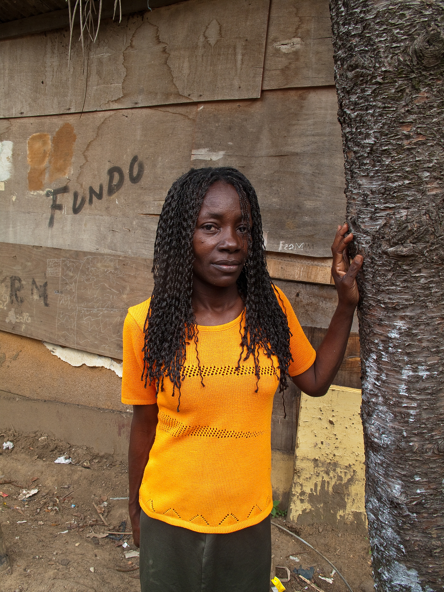 O retrato da artista da vida, Cidade de Deus, Rio de Janeiro, Brasil