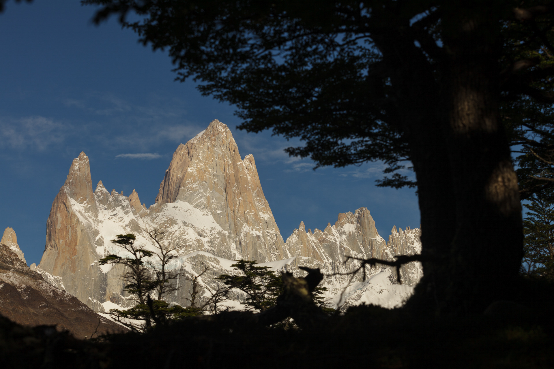 Cordão do monte Fitz Roy, Patagônia, Argentina