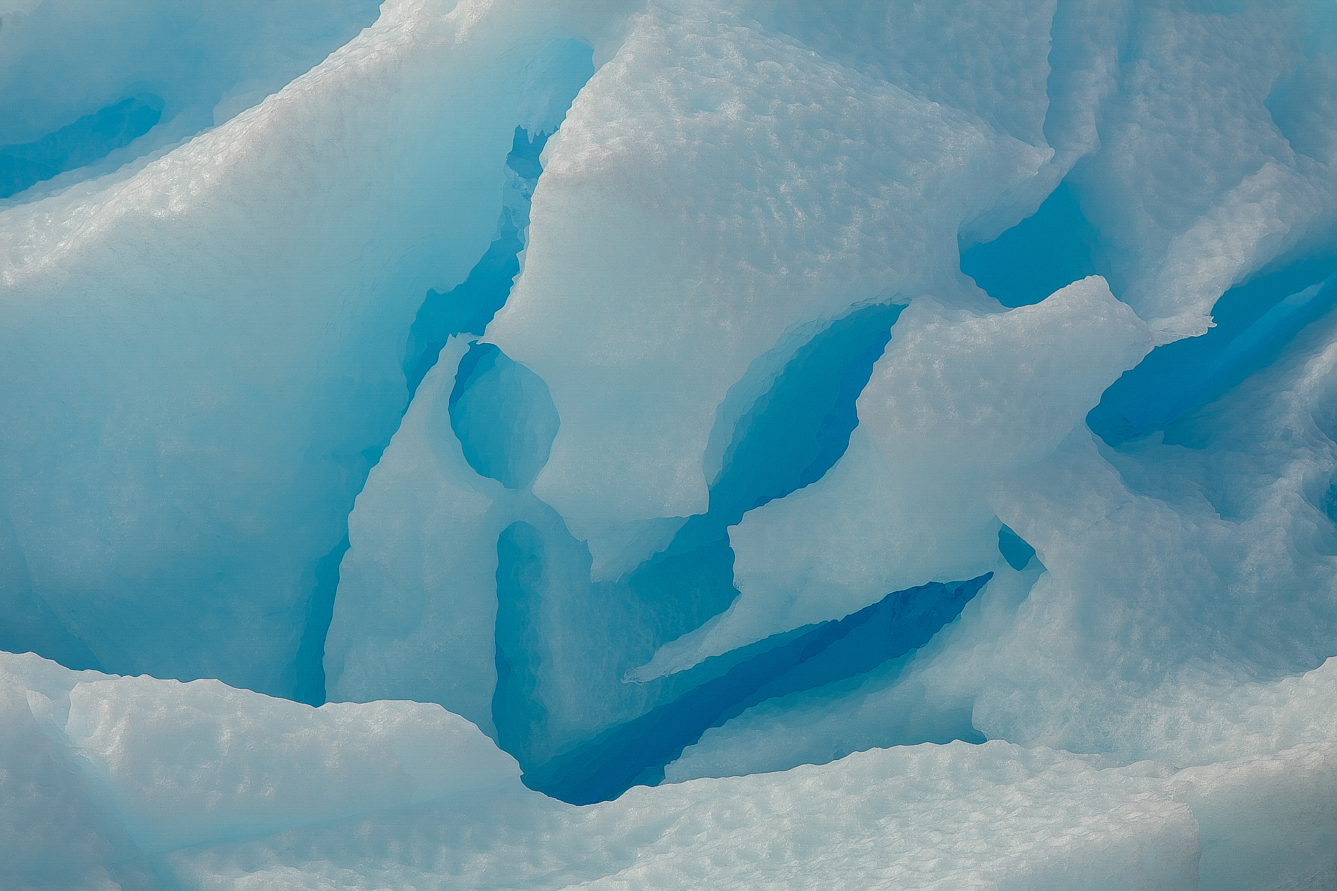 Ice footprint, Antarctica