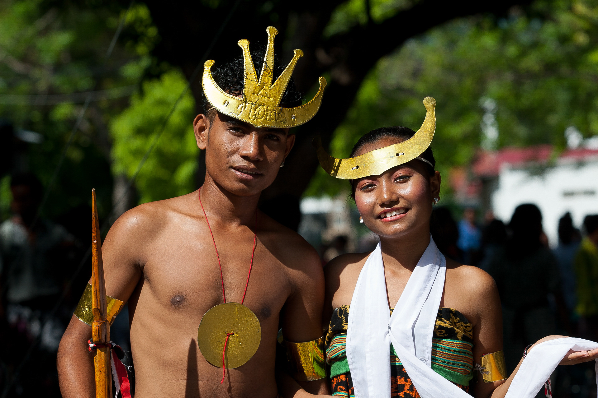 Jovem casal, Oescussi, Timor Leste